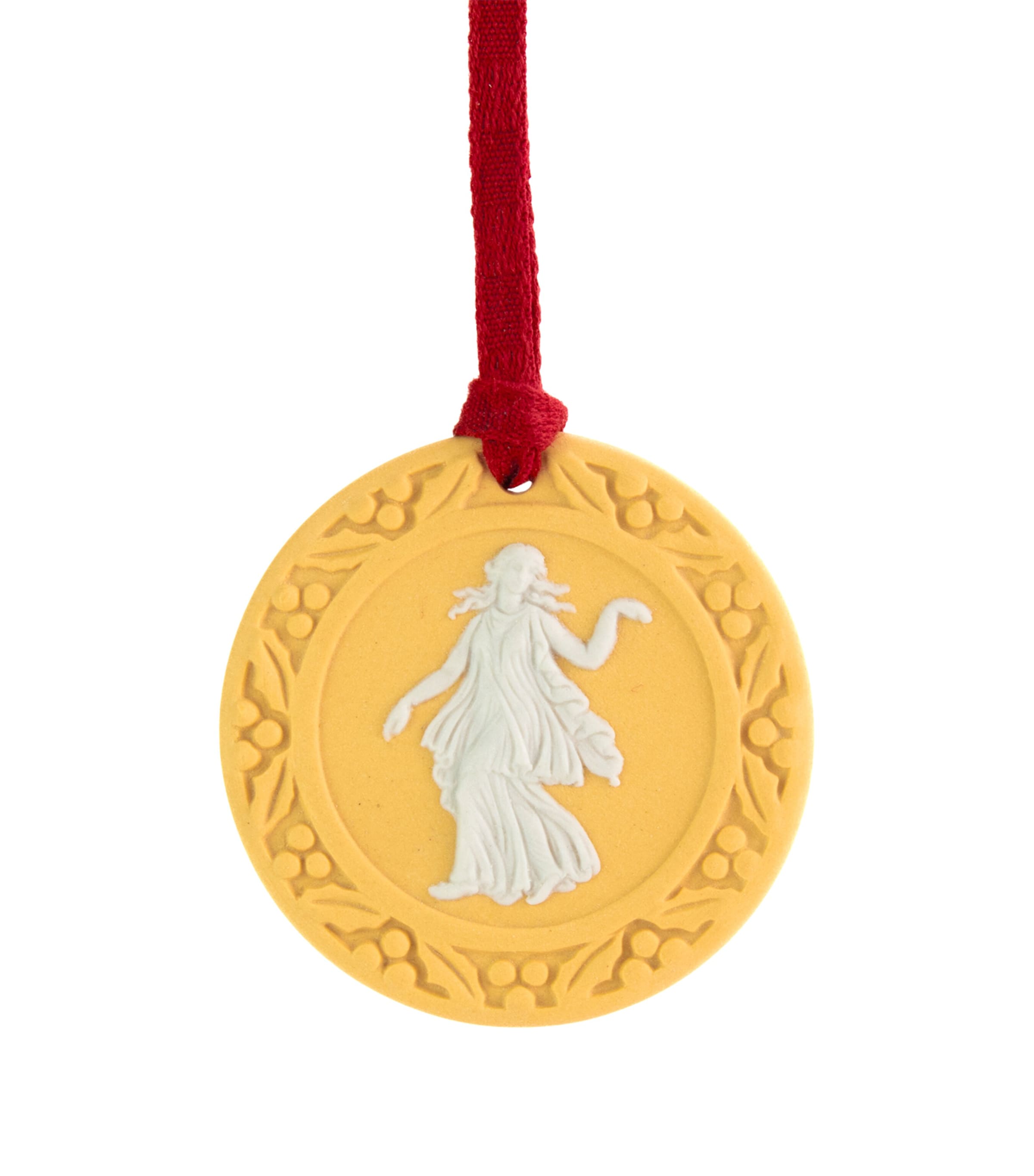 Wedgwood Stoneware Dancing Hours Tree Ornament Cane / White
