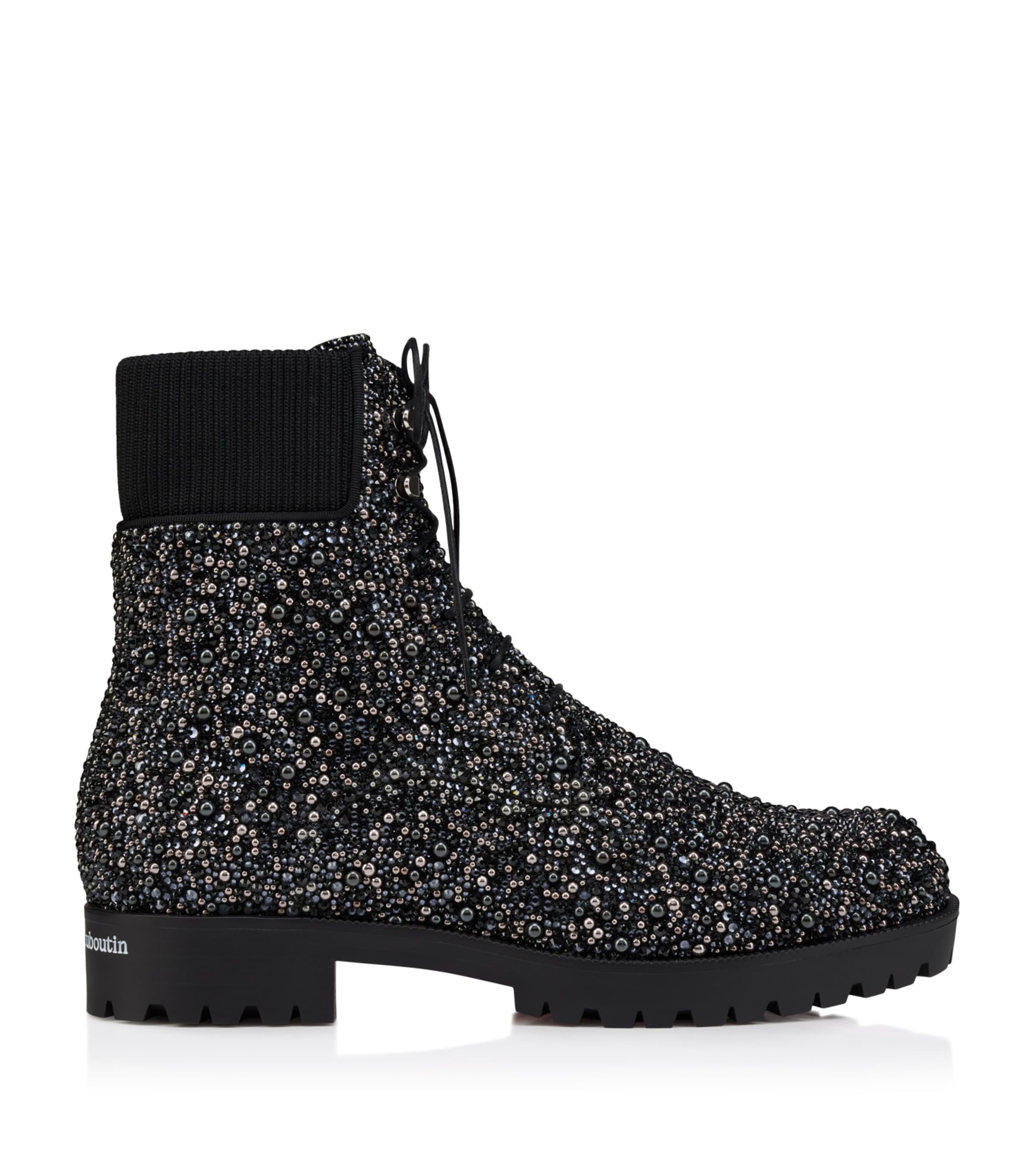 Christian Louboutin Trapman TCT 2 Suede Lace-Up Boots