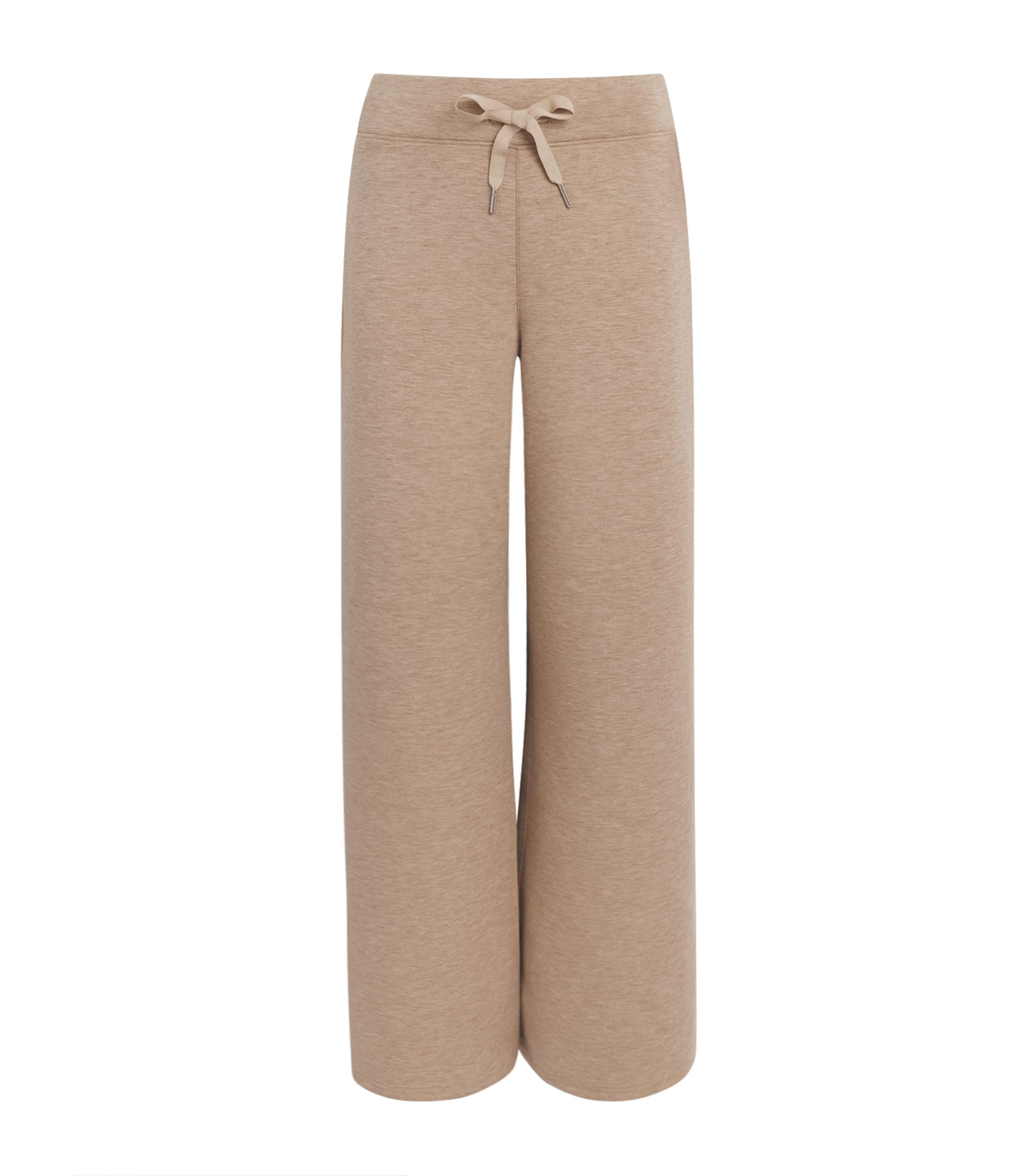 SPANX Womens SPANX AirEssentials Wide-Leg Sweatpants Dune Heather