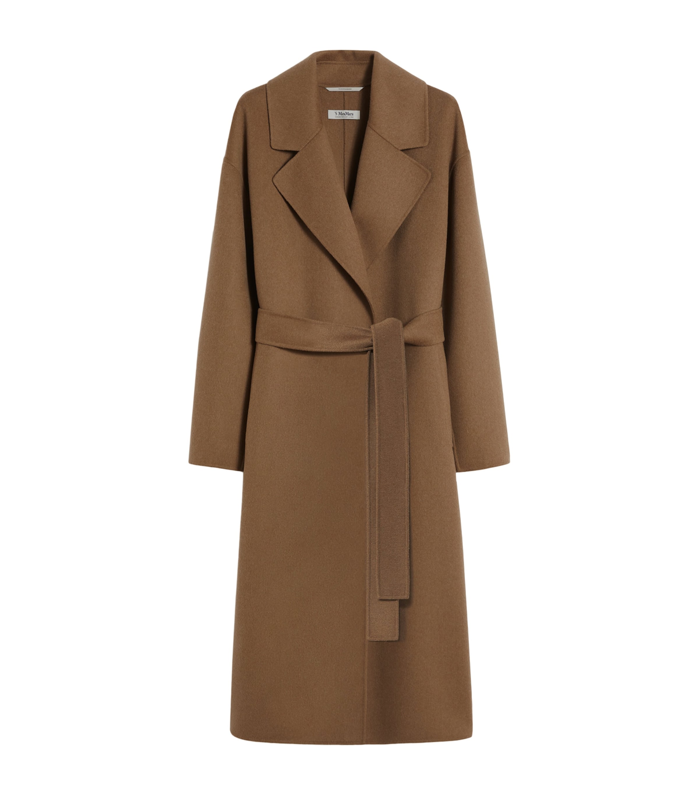 Virgin Wool Belted Coat