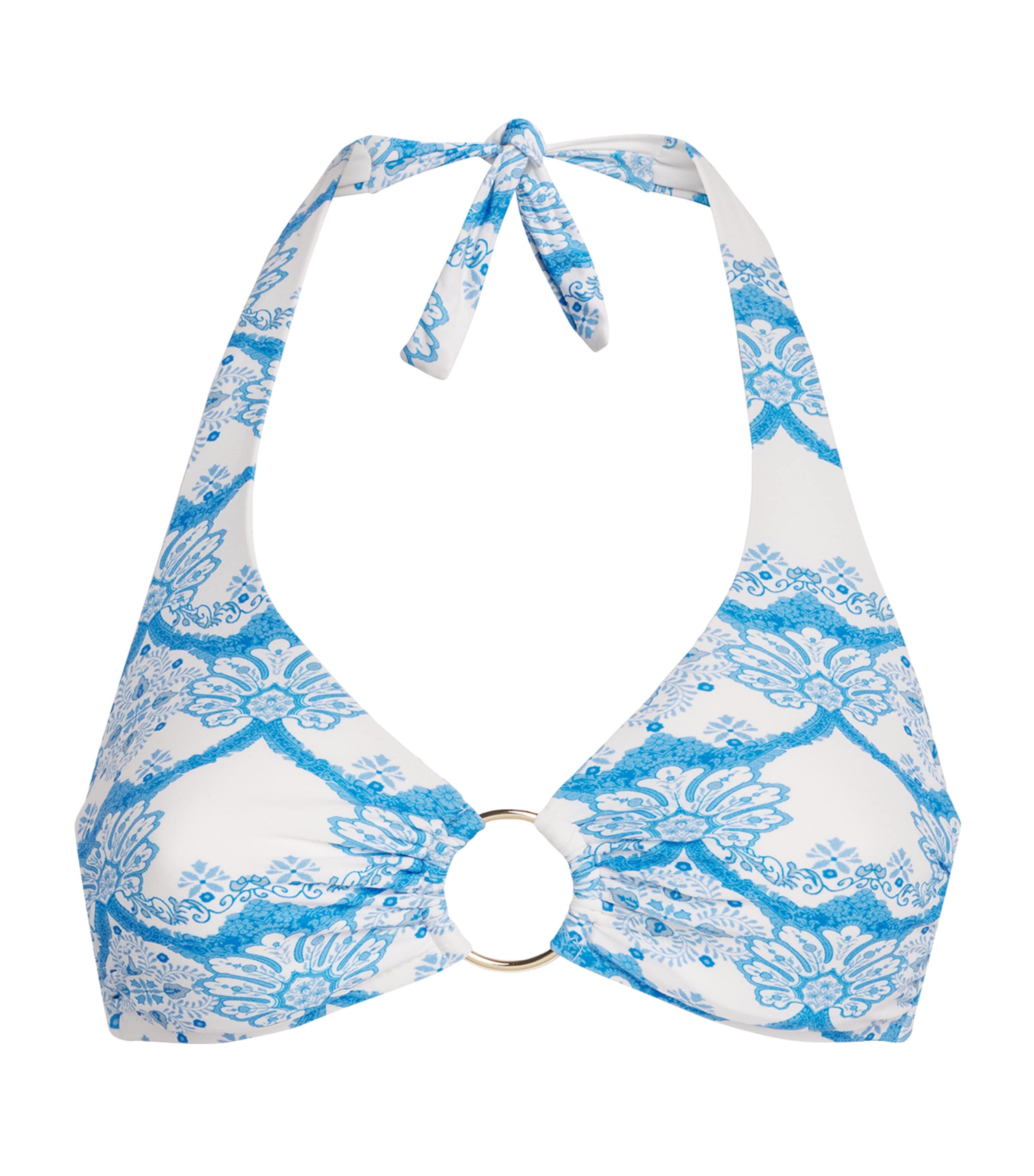 Printed Brussels Bikini Top
