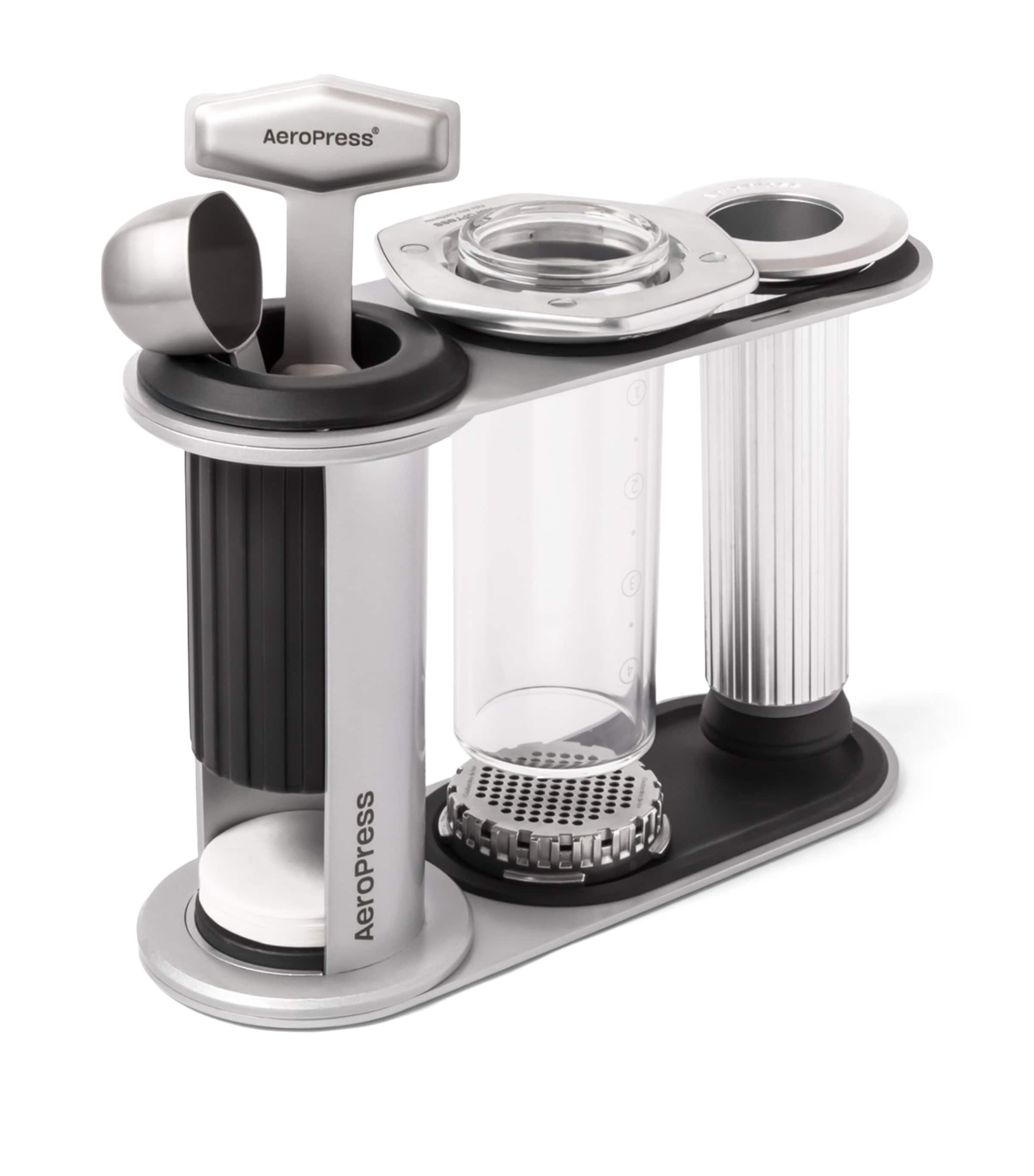 Aeropress Stainless Steel Organiser Stand Silver