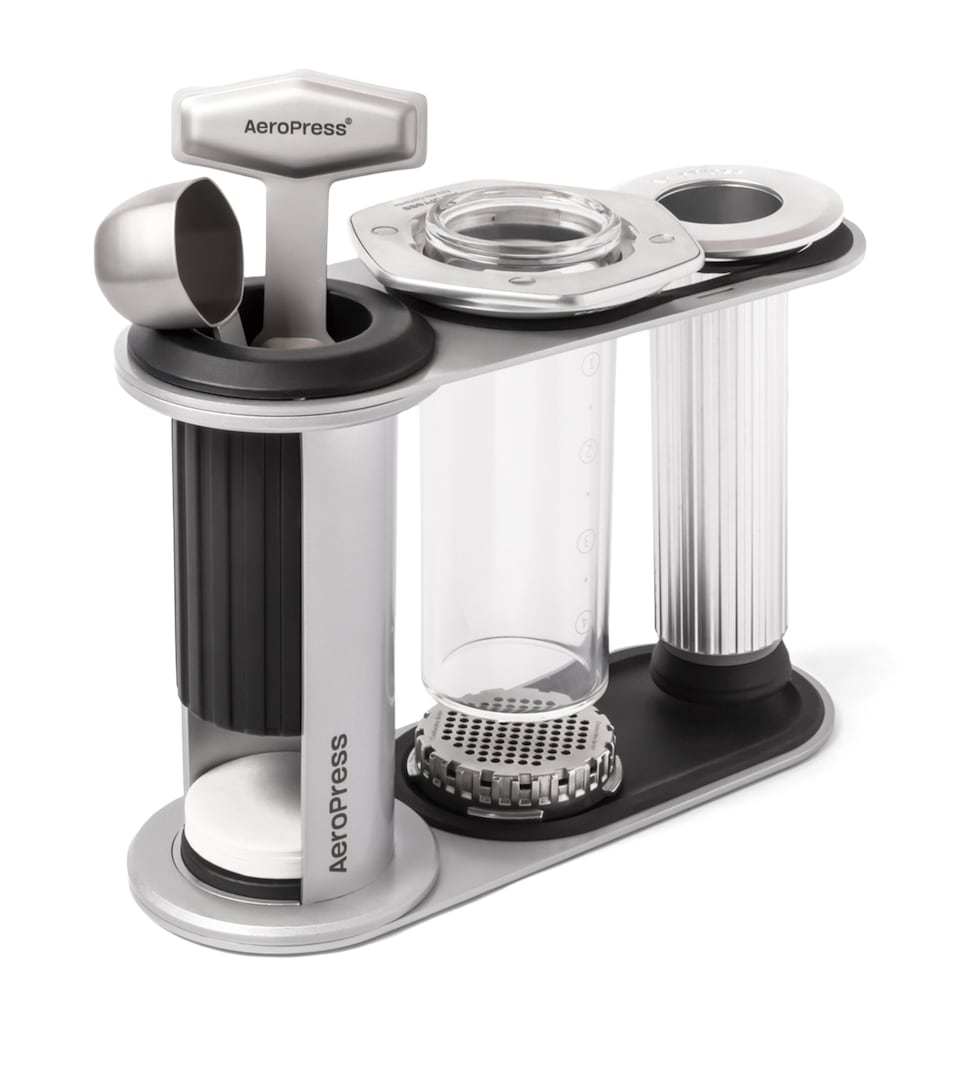 Aeropress Stainless Steel Organiser Stand Silver
