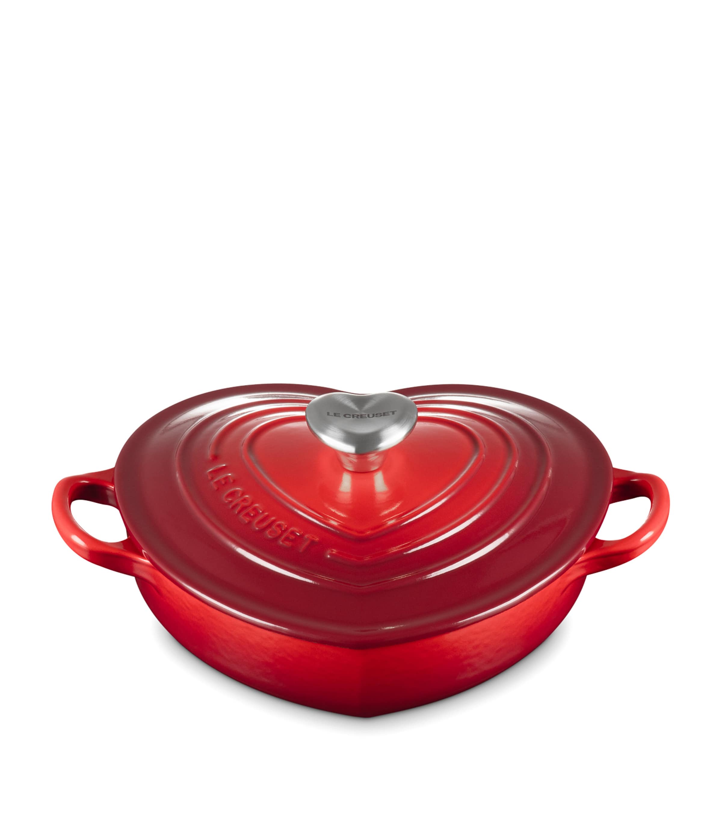 Cast Iron Heart Shallow Casserole Dish (20cm)