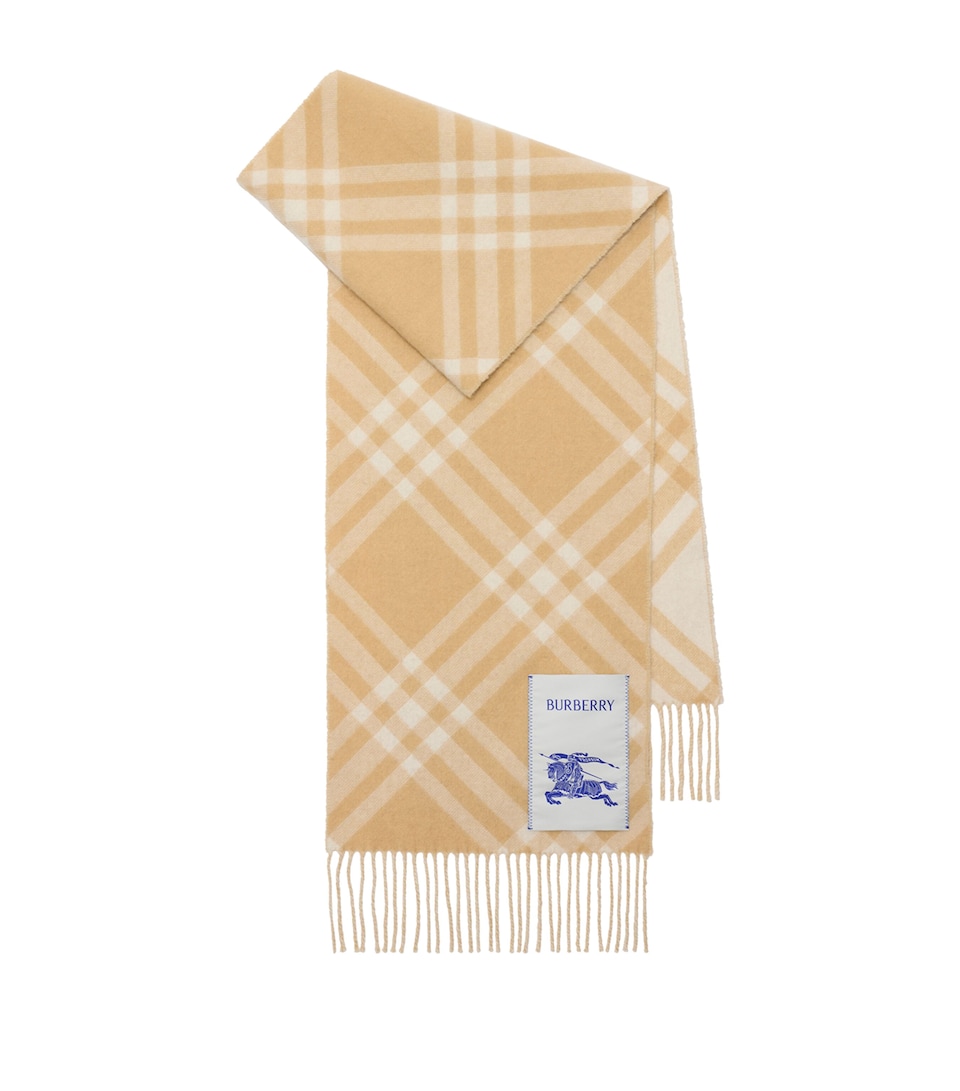 Cashmere Check Scarf