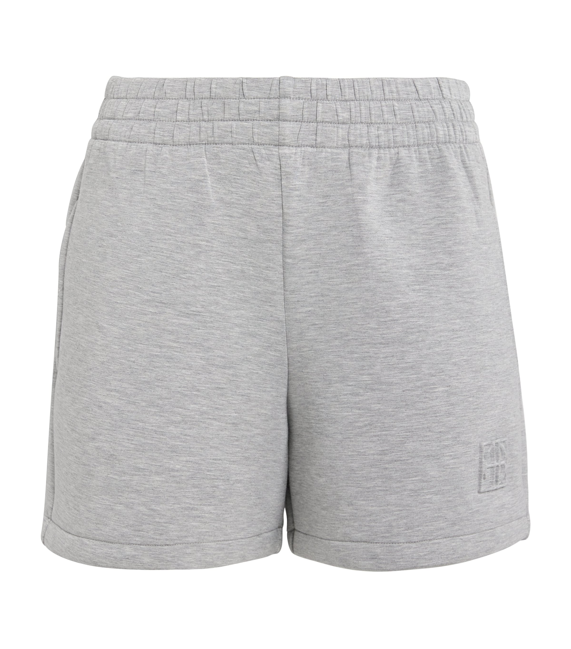 Stretch-Jersey Heather Sweatshorts