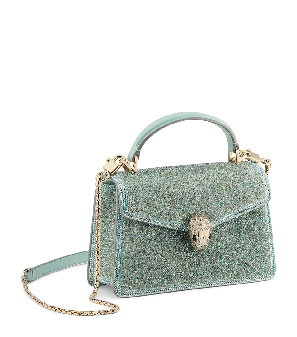 Mini Embellished Serpenti Forever Top-Handle Bag