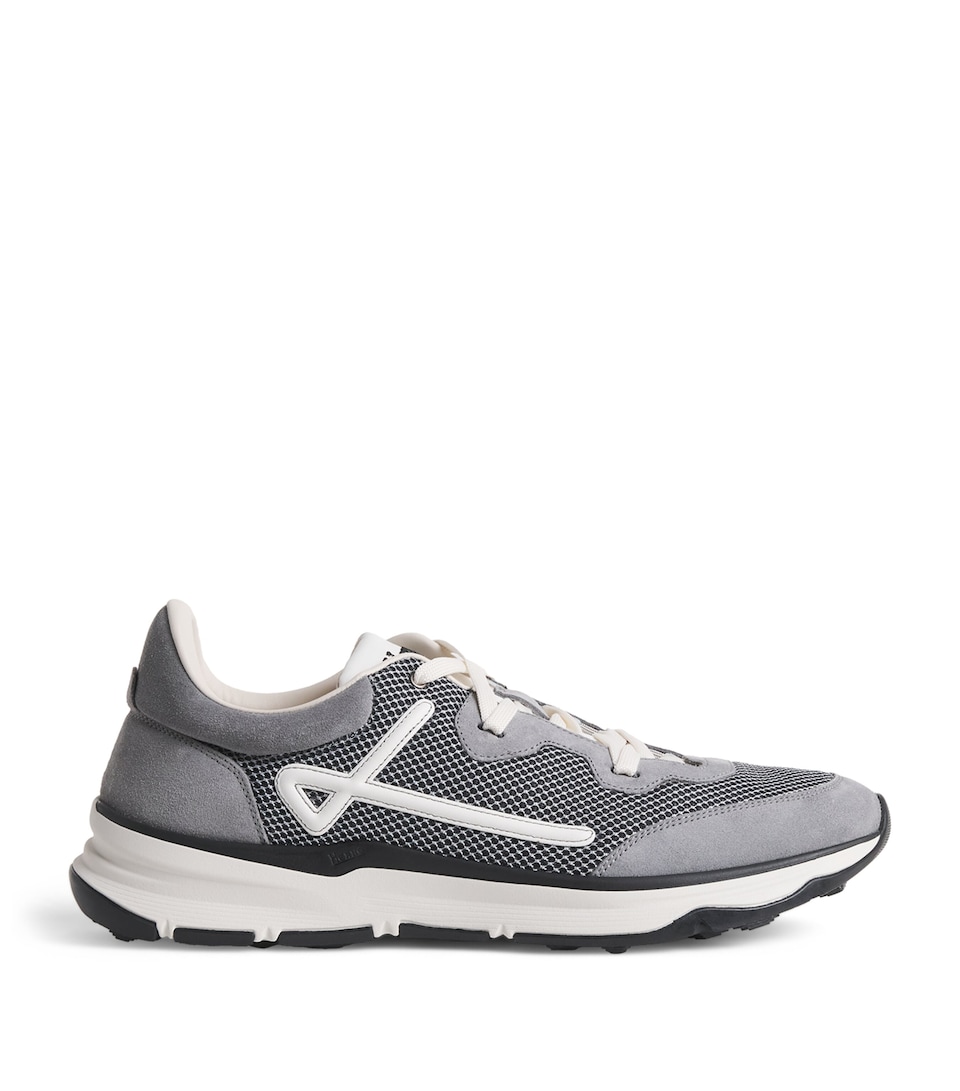 Herno Mesh Maggiore Sneakers Grigio