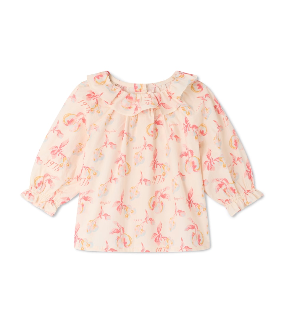 Bonpoint Printed Top (6-18 Months) Im Ecru