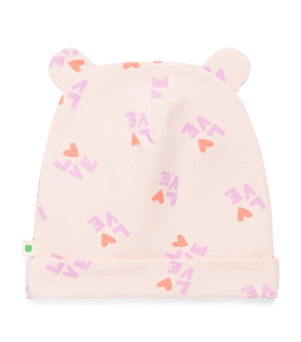 Organic Cotton Love Print Hat (0-24 Months)