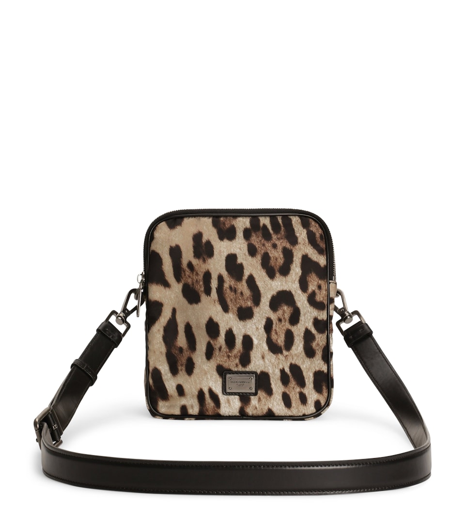 Dolce&Gabbana Leopard-Print Crossbody Bag Leo New
