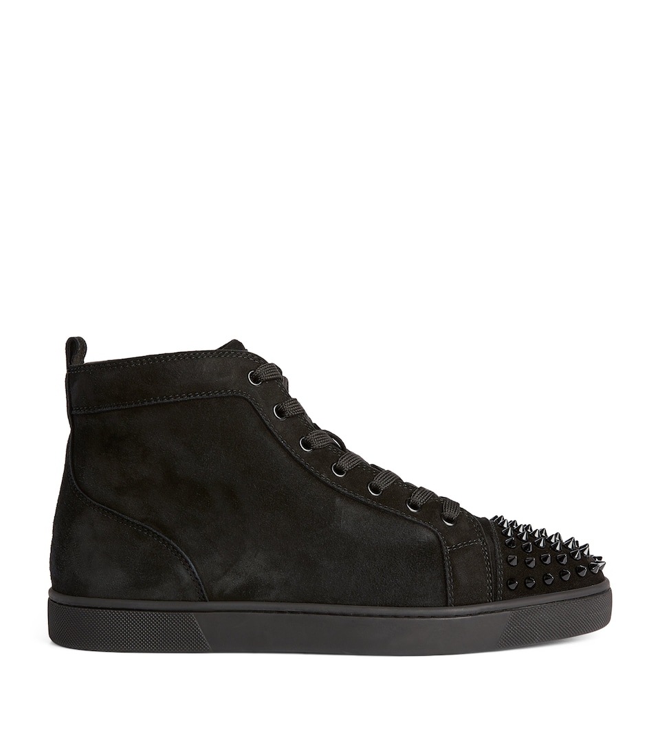 Lou Spikes Suede Sneakers
