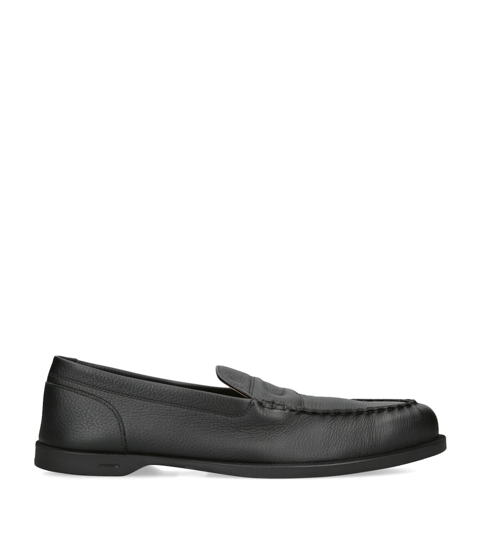Leather Pace Loafers