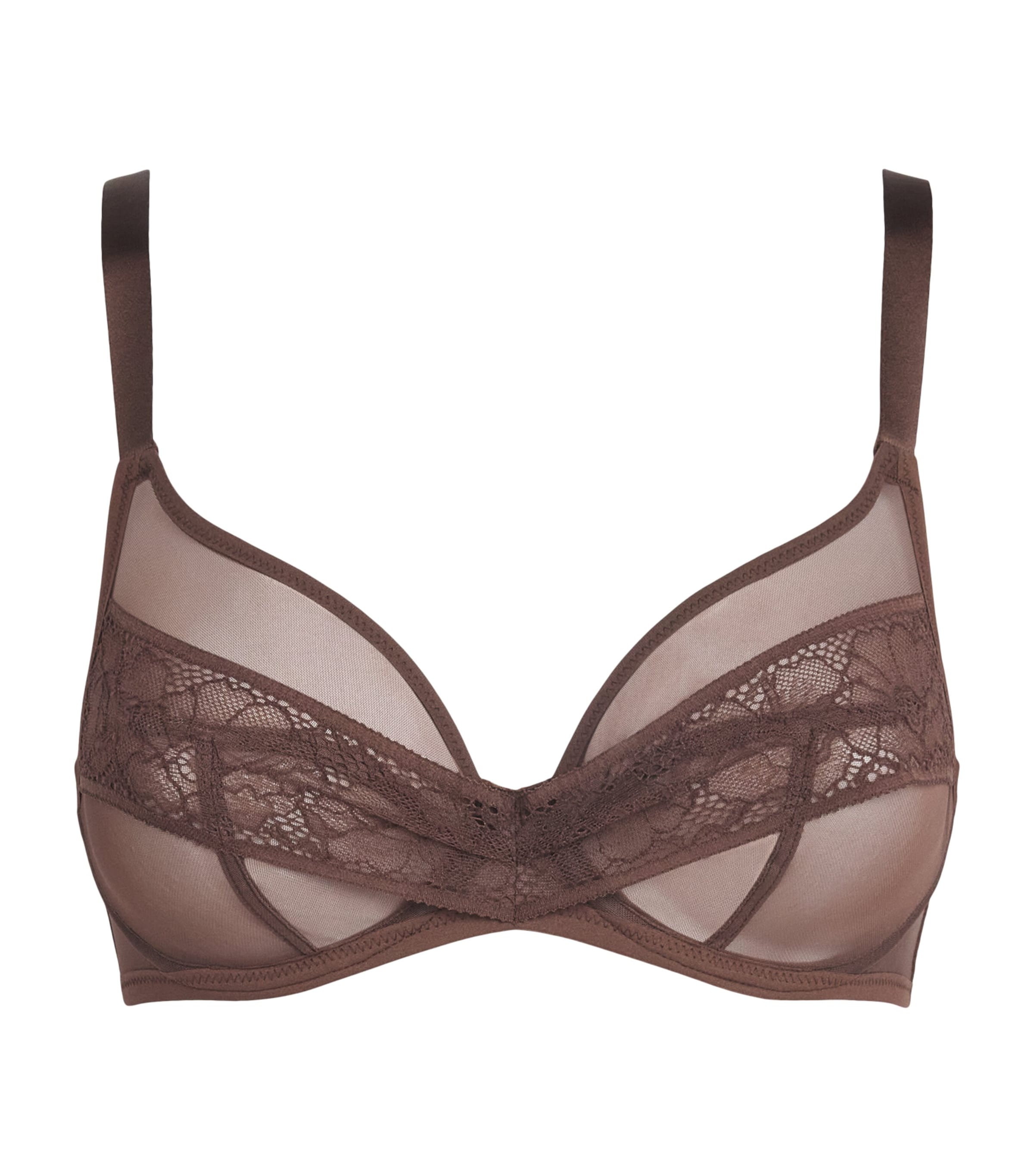 Maison Lejaby Womens Nudite Underwired Bra Espresso Dust