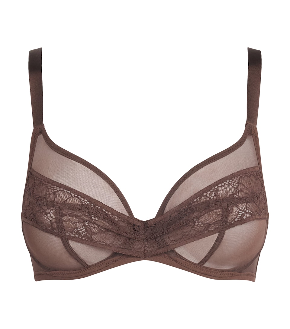 Maison Lejaby Womens Nudite Underwired Bra Espresso Dust