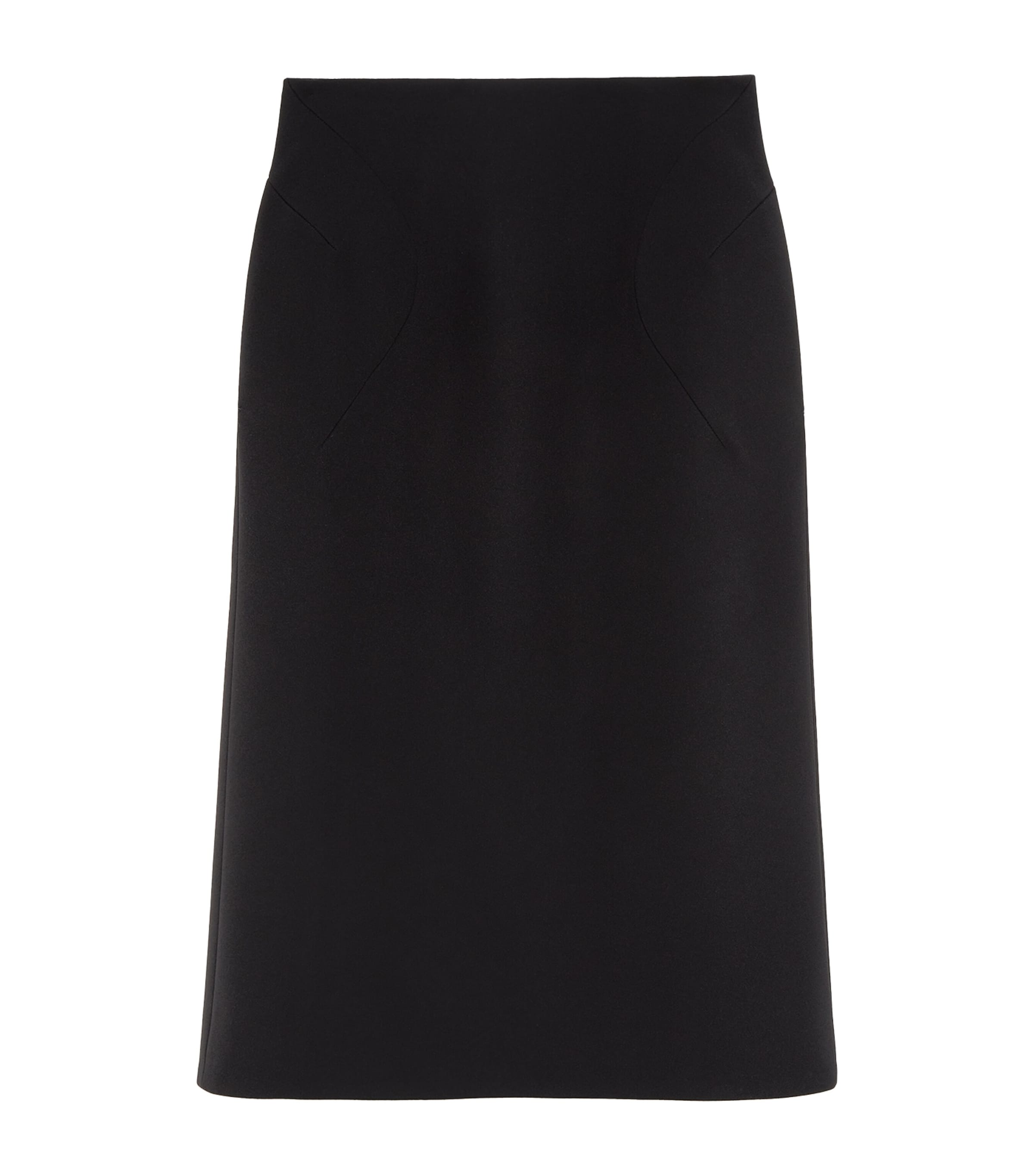 McQueen Womens Crepe Midi Pencil Skirt