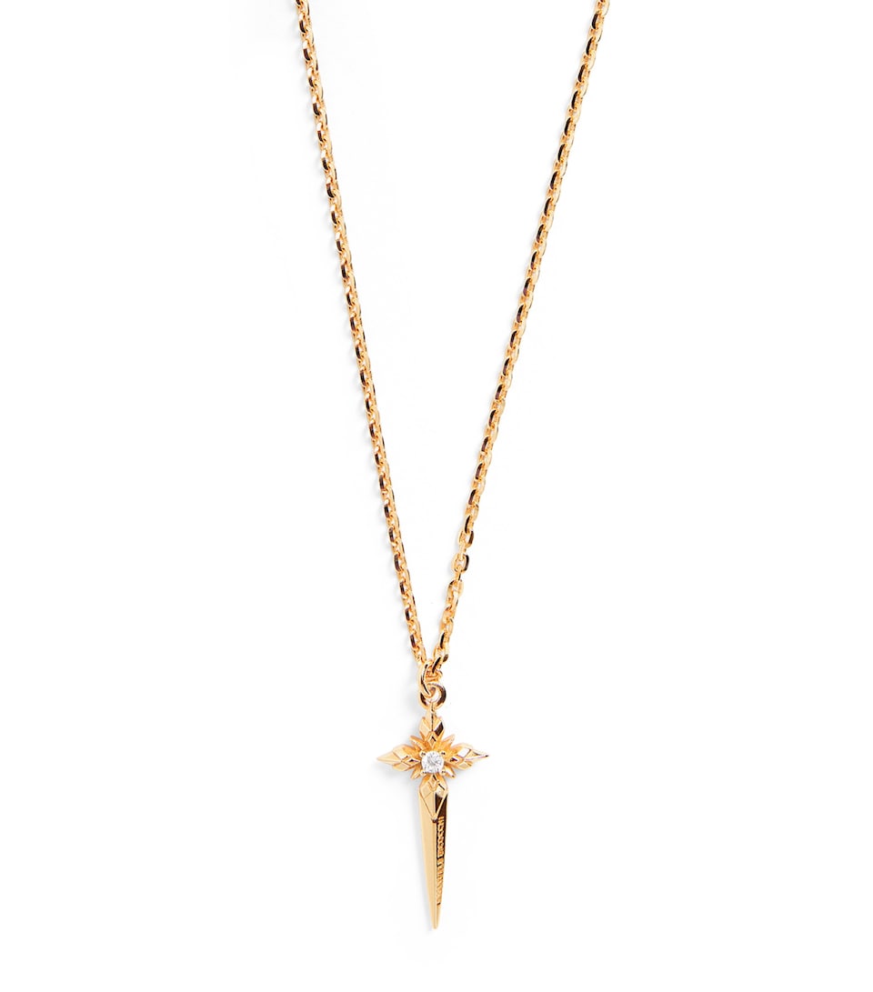 Gold-Plated Sterling Silver Pugnale Necklace