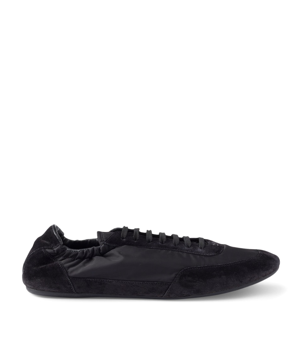 Re-Nylon-Suede Sneakers