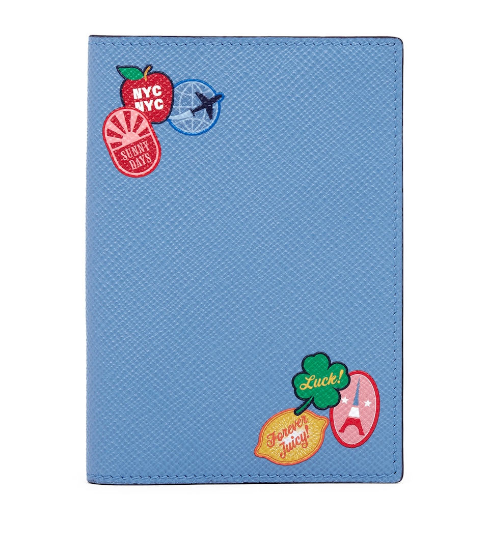 Panama Leather Stickers Passport Cover