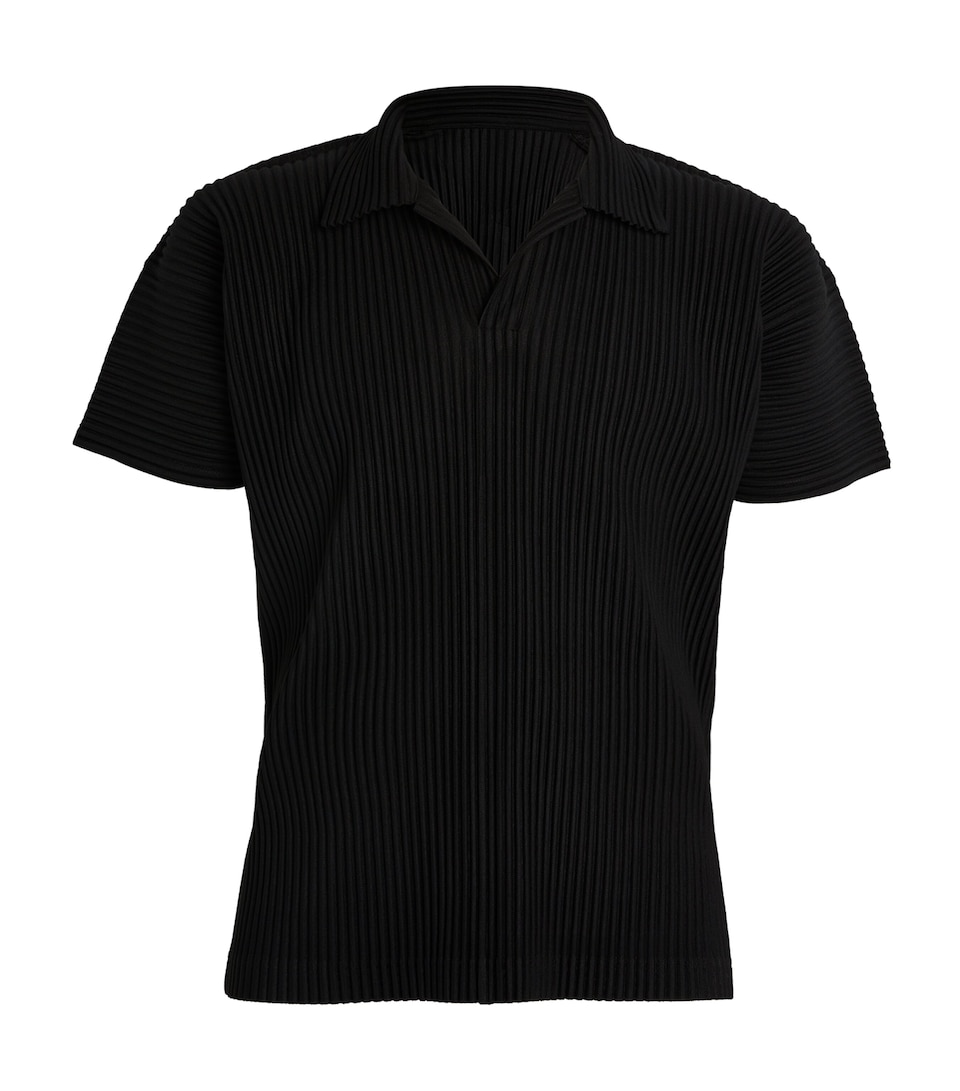 Pleated Polo Shirt