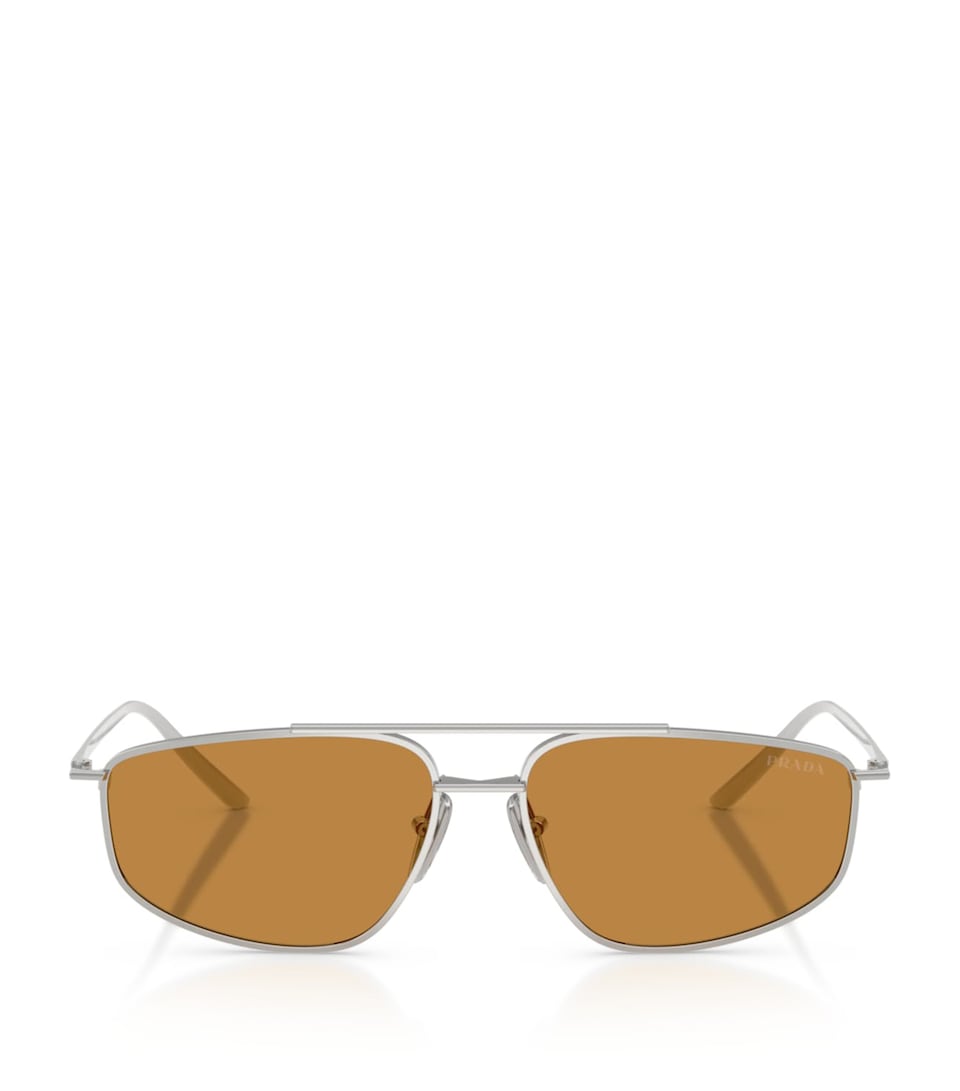 Metal Rectangular Sunglasses