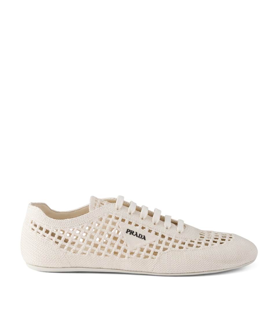 Cotton Crochet Collapse Sneakers