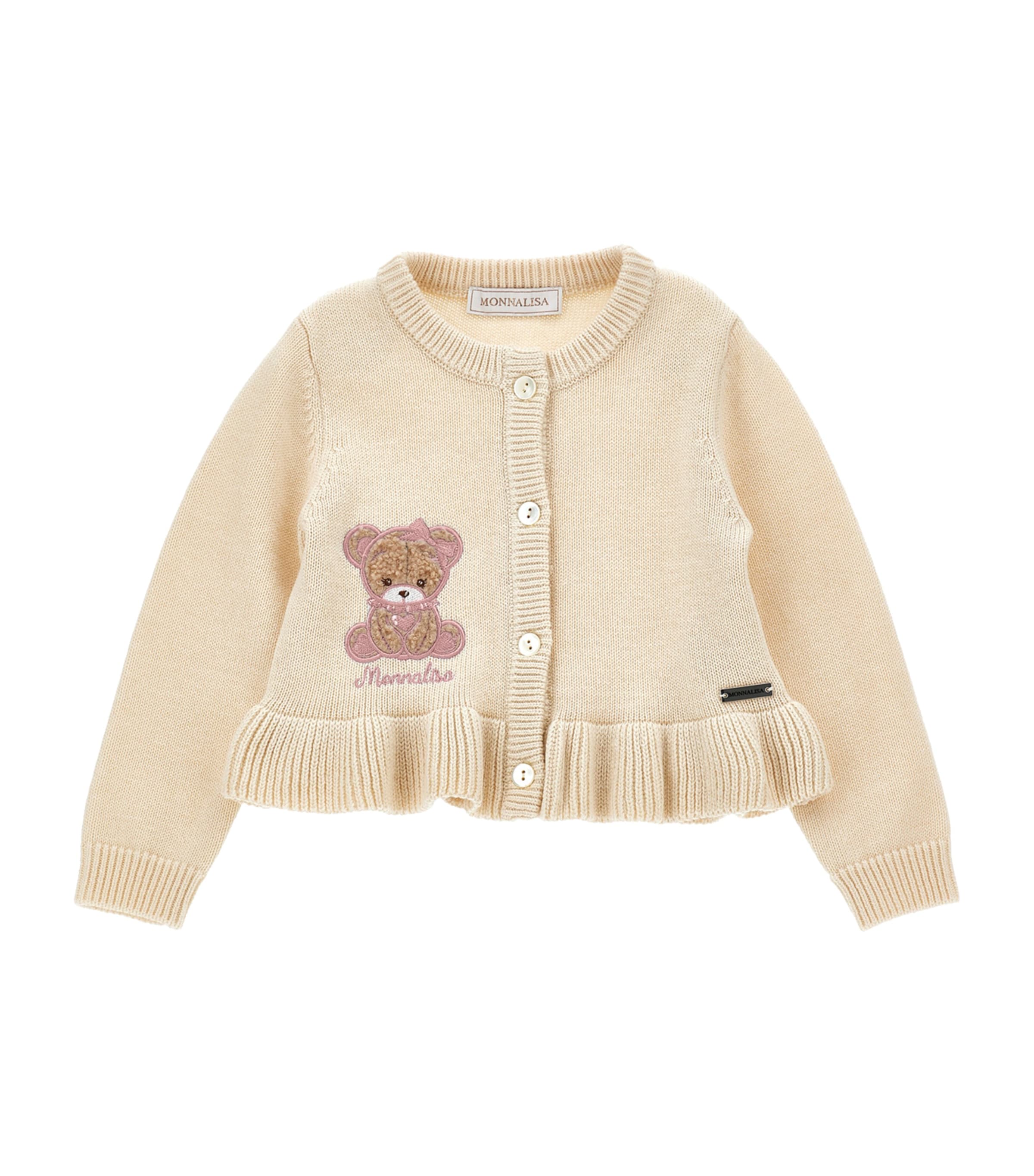 Wool-Cotton Bear Cardigan (3-36 Months)