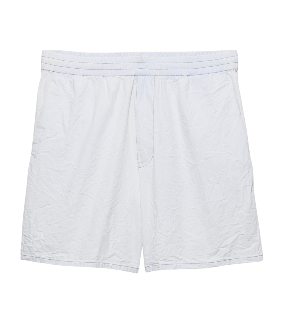 Prada Mens Cotton Chambray Bermuda Shorts