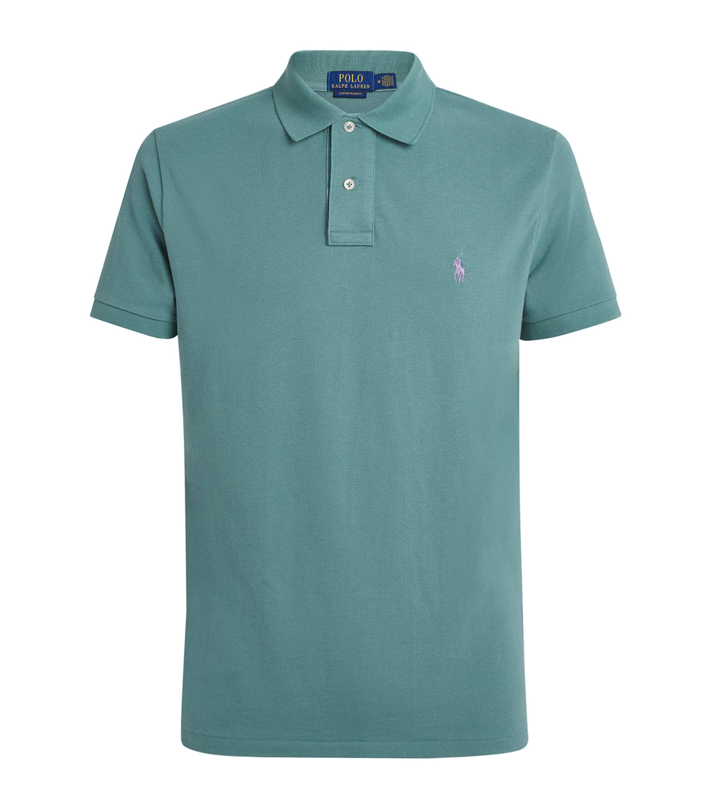 Polo Ralph Lauren Mens Cotton Mesh Polo Shirt Greenscape