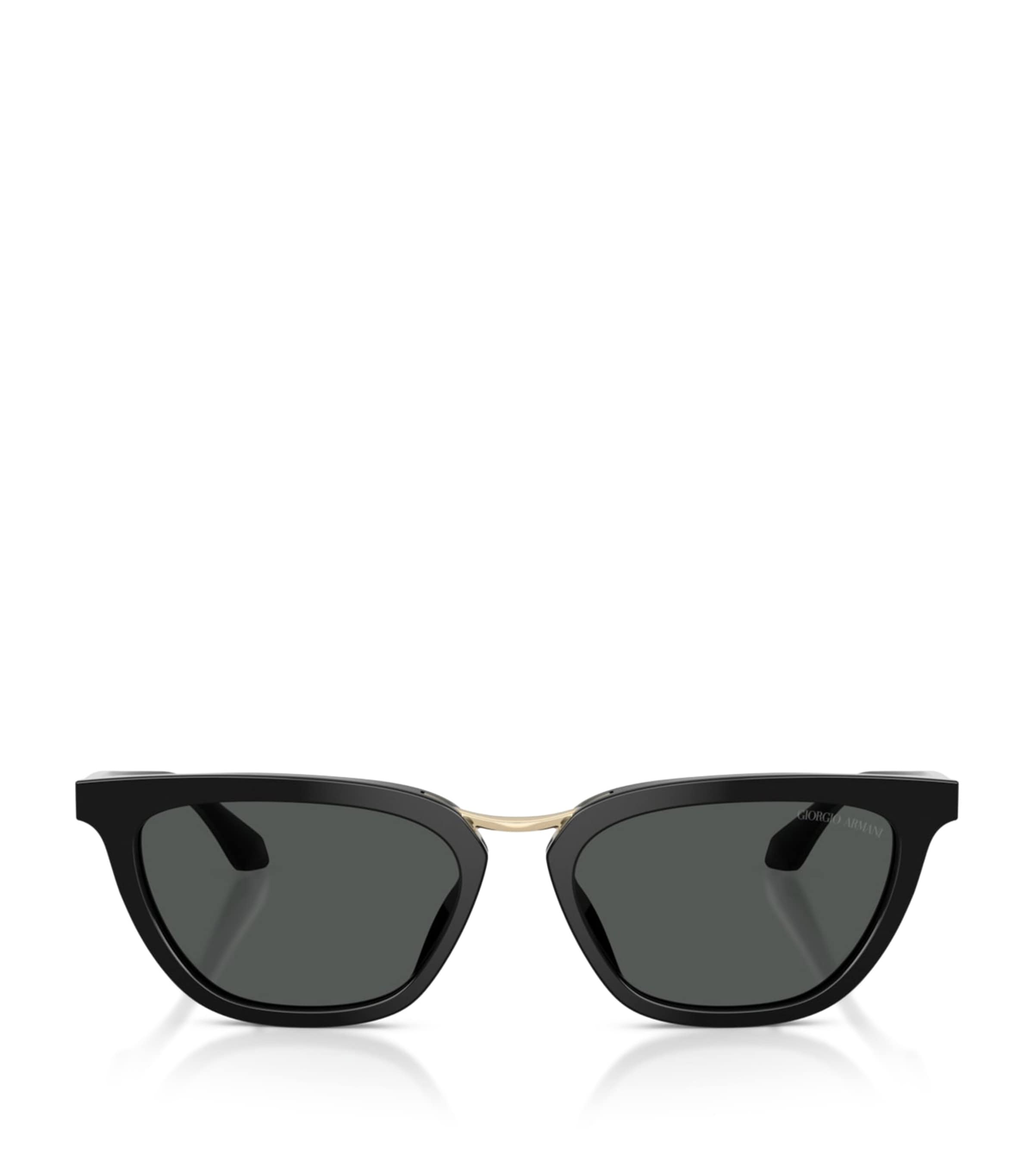 Giorgio Armani Acetate Butterfly Sunglasses Black
