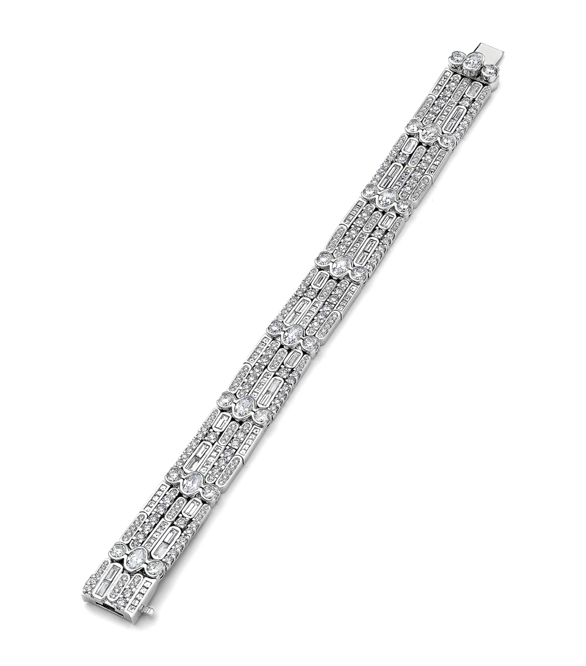 Boodles Platinum and Diamond Play of Light Bracelet Platinum