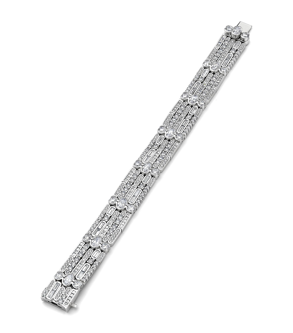 Boodles Platinum and Diamond Play of Light Bracelet Platinum