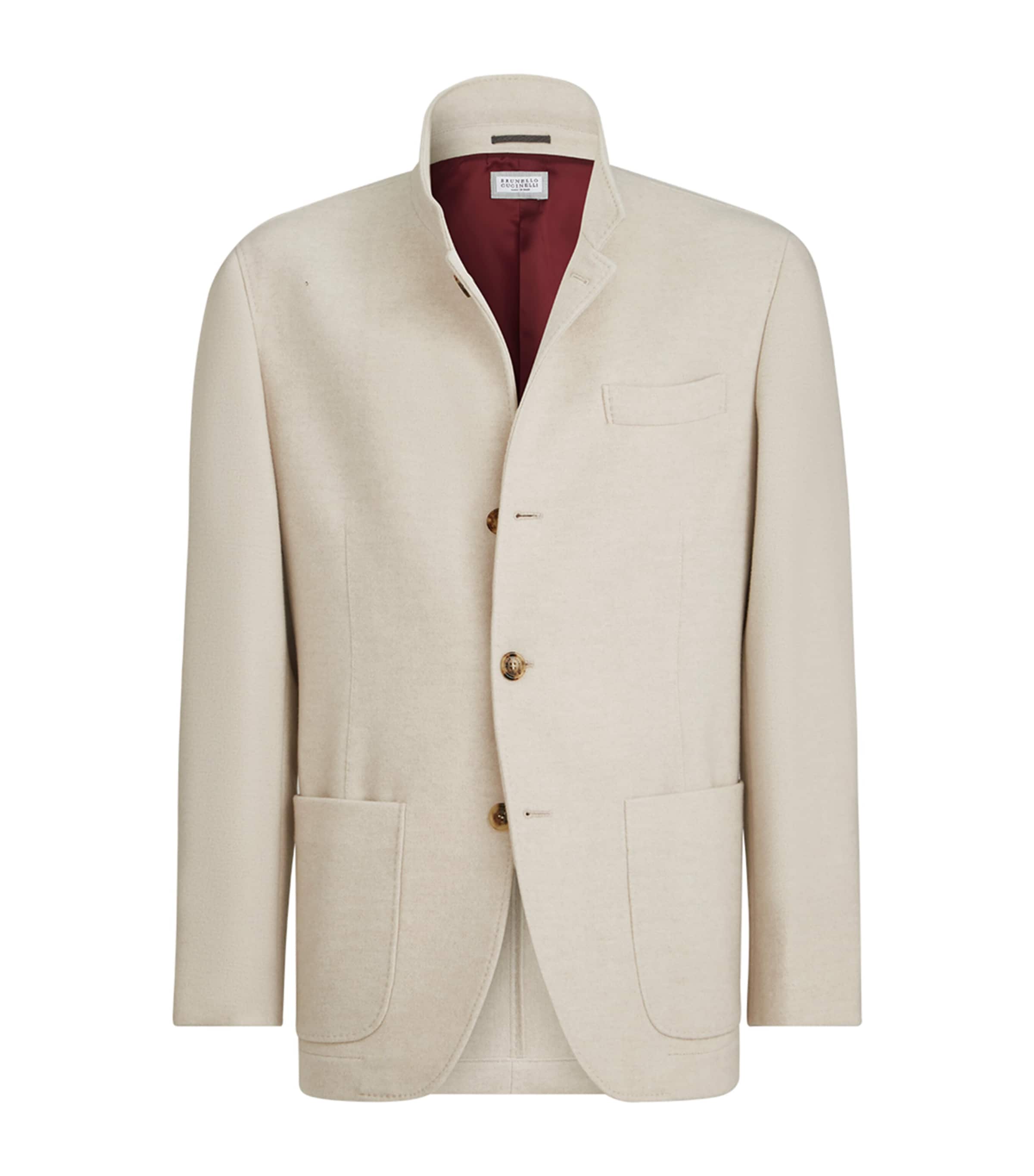 Brunello Cucinelli Mens Water-Resistant Cashmere Blazer