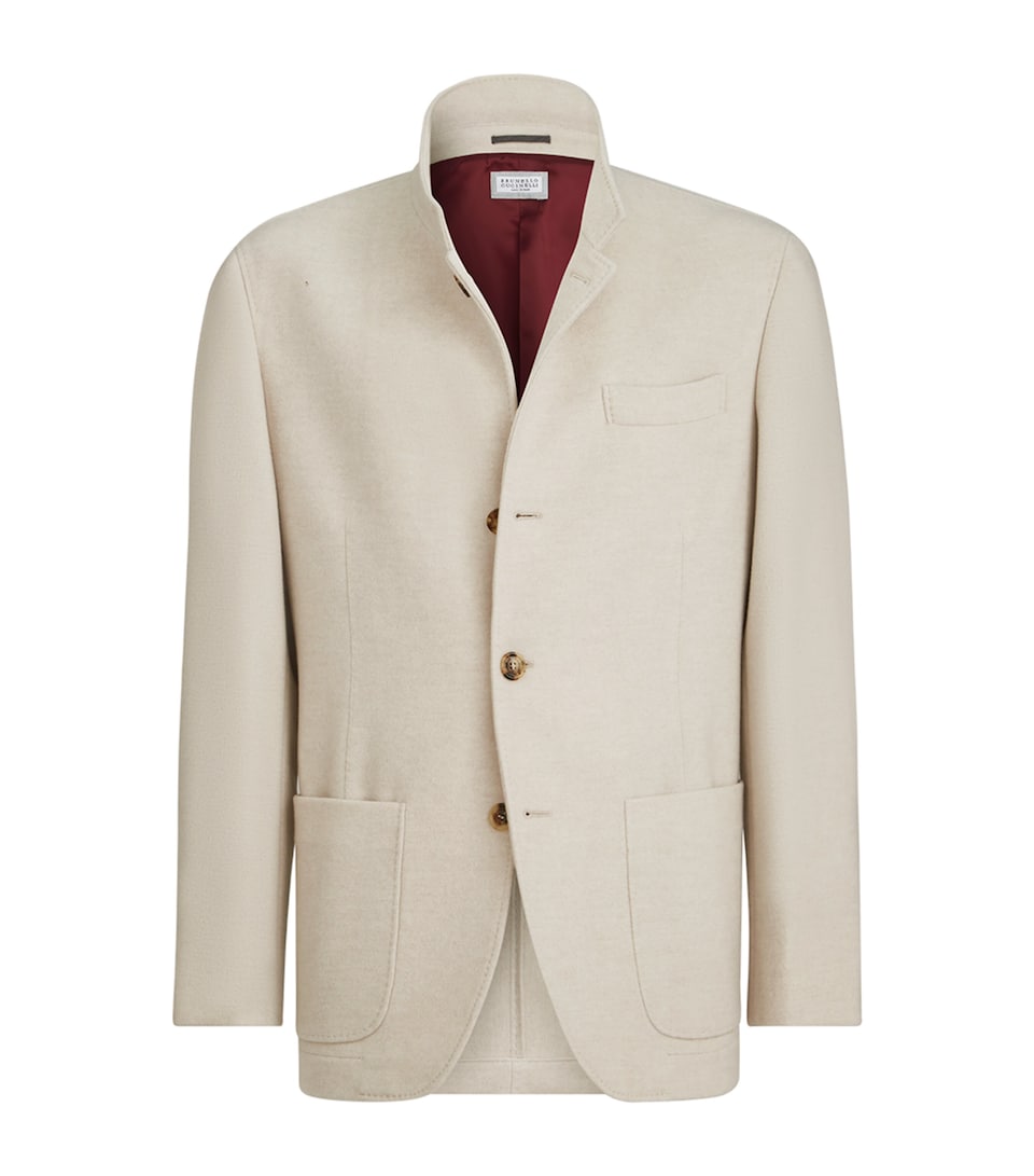 Brunello Cucinelli Mens Water-Resistant Cashmere Blazer