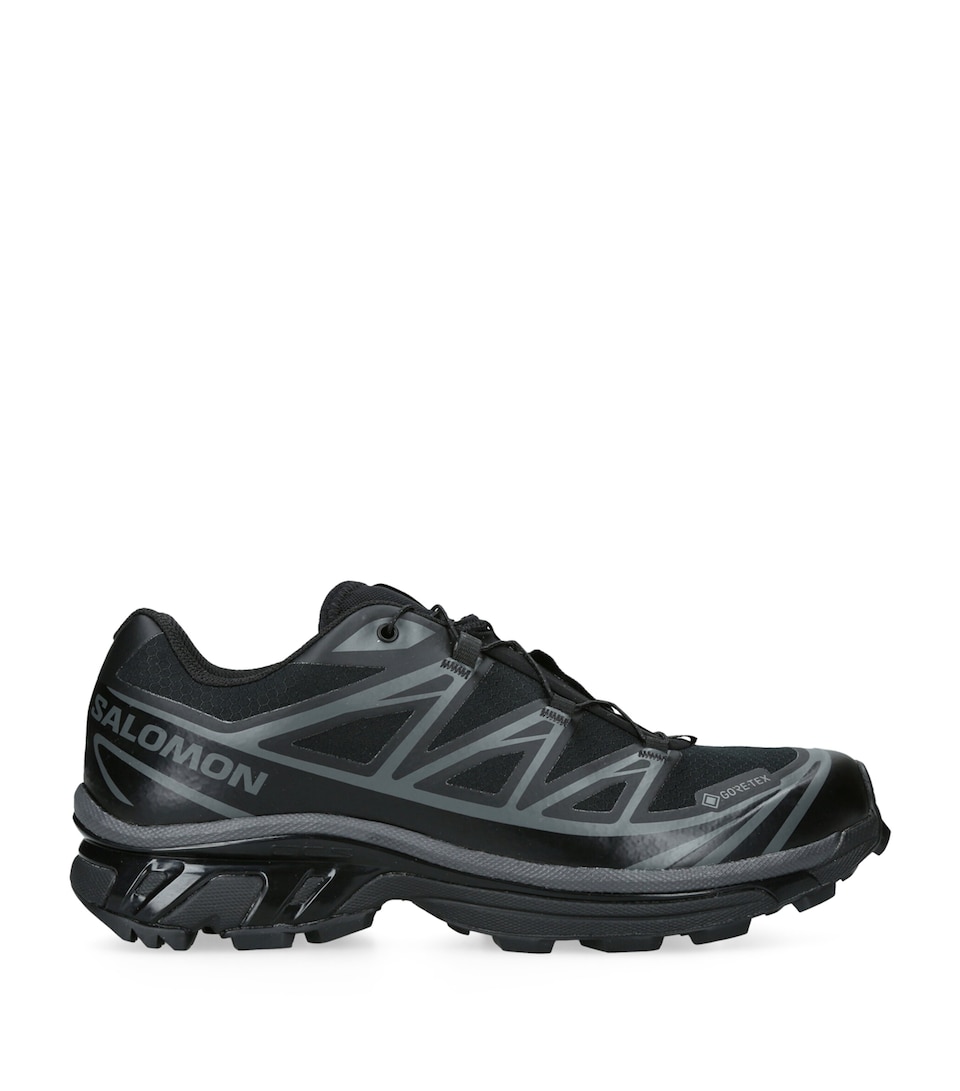Salomon Mens XT-6 Gore-Tex Sneakers Black