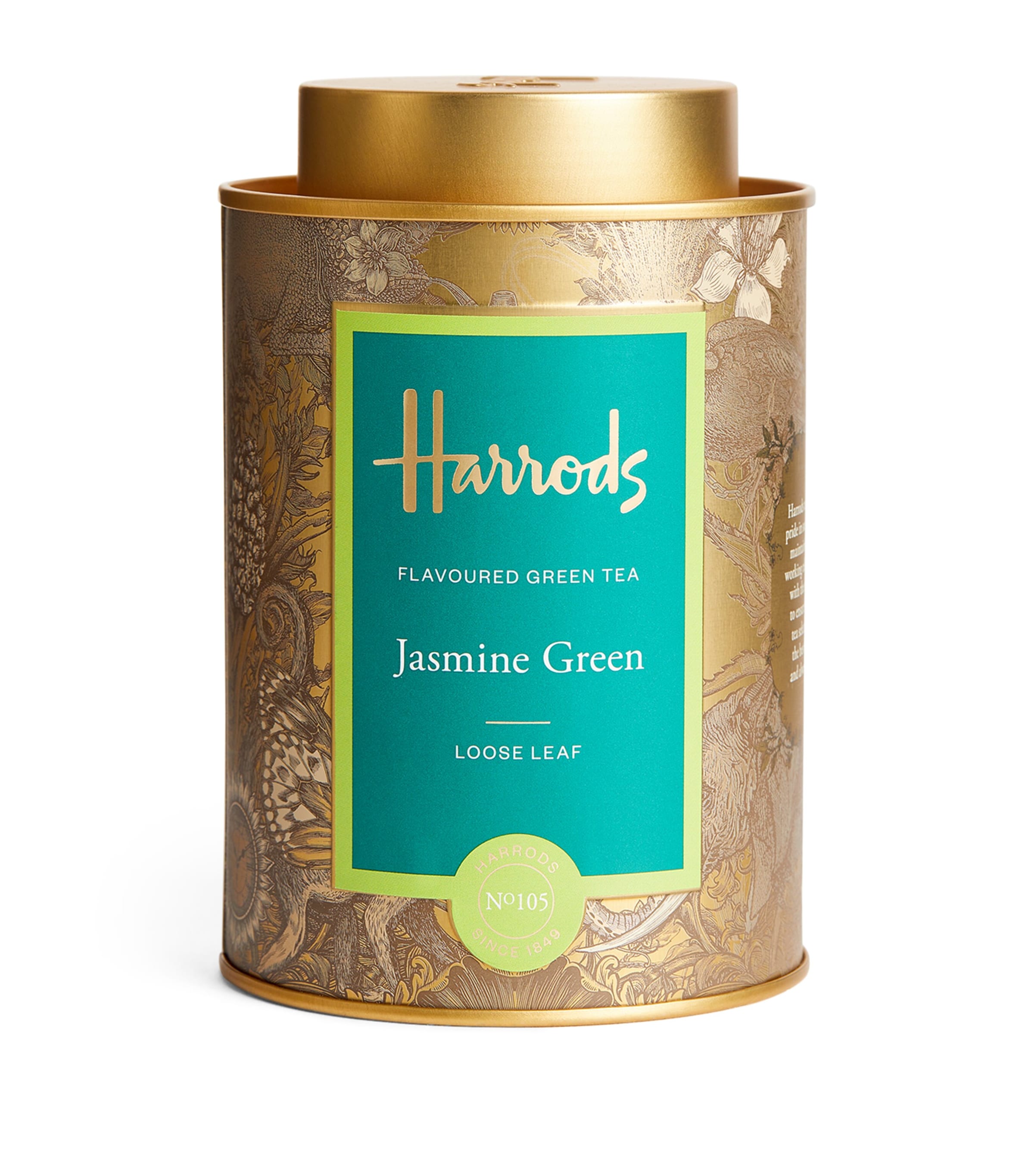 Harrods No. 105 Jasmine Green Loose Leaf Tea (125g)