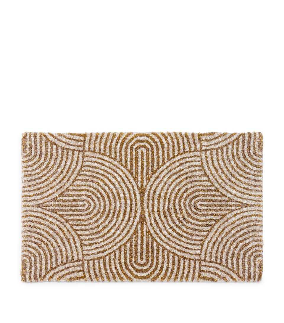 Abyss & Habidecor Egyptian Cotton-Blend Petal Bath Mat (60cm x 100cm) Linen