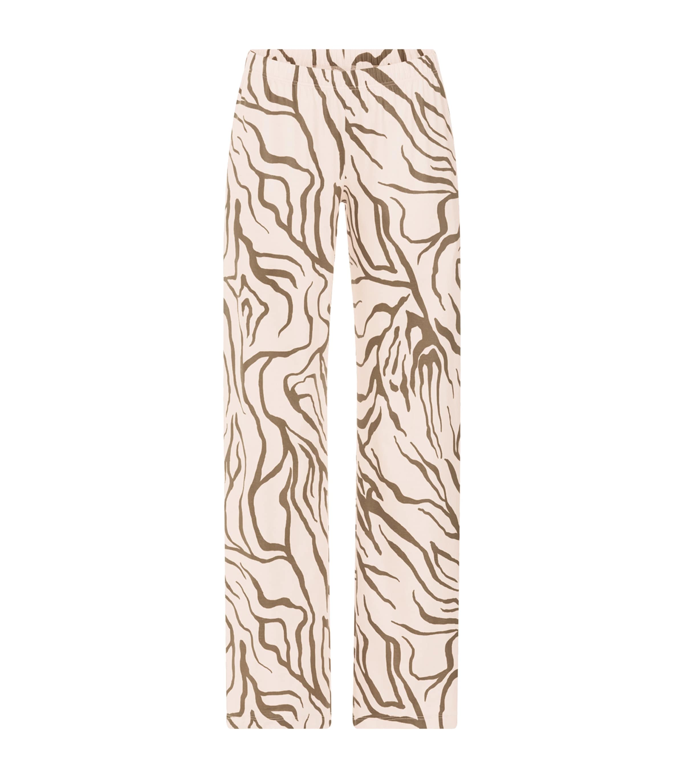 Hanro Womens Cotton Loungy Nights Pyjama Trousers Wild Suede