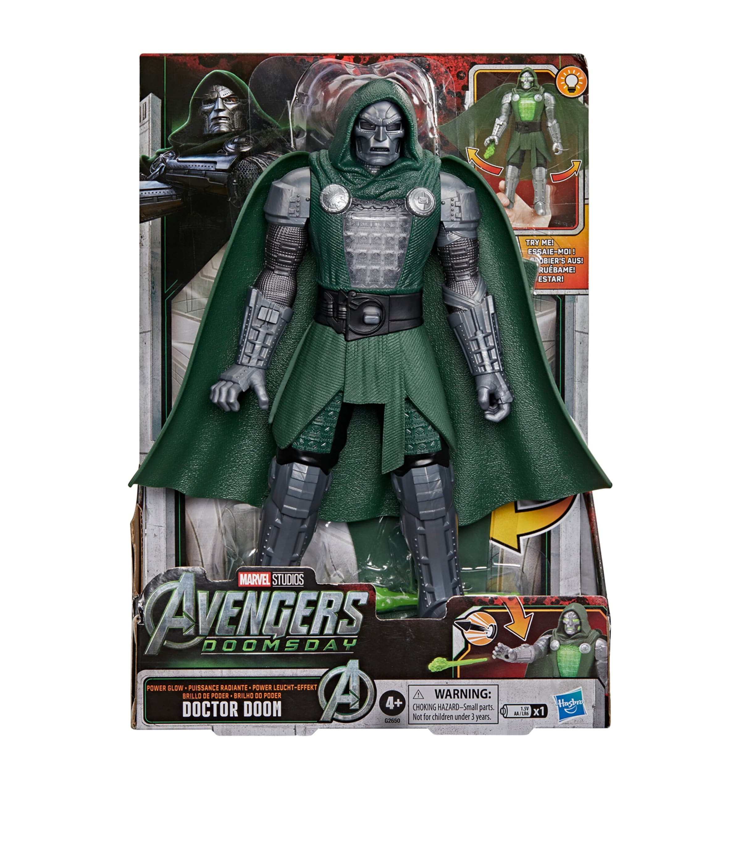 Marvel Marvel Avengers: Doomsday Power-Glow Doctor Doom Action Figure