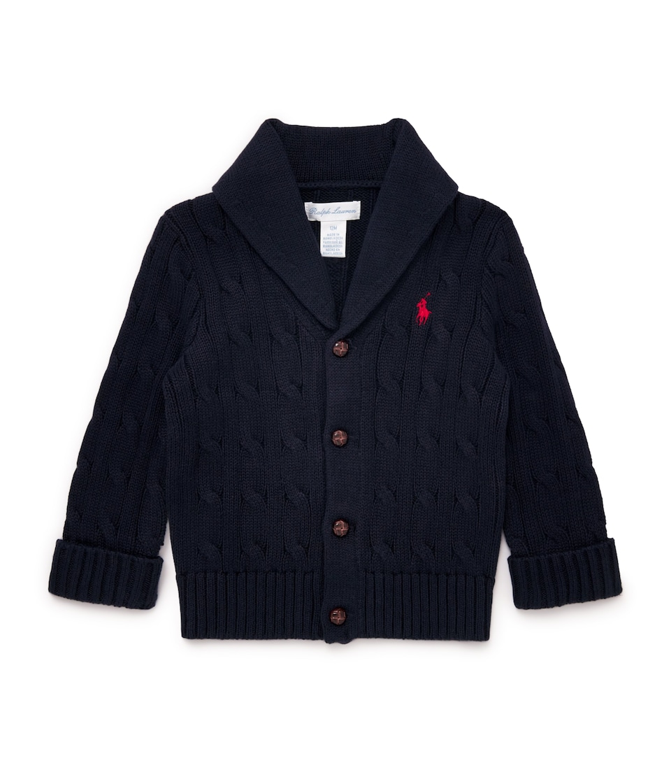 Cotton Cable-Knit Cardigan (3-36 Months)