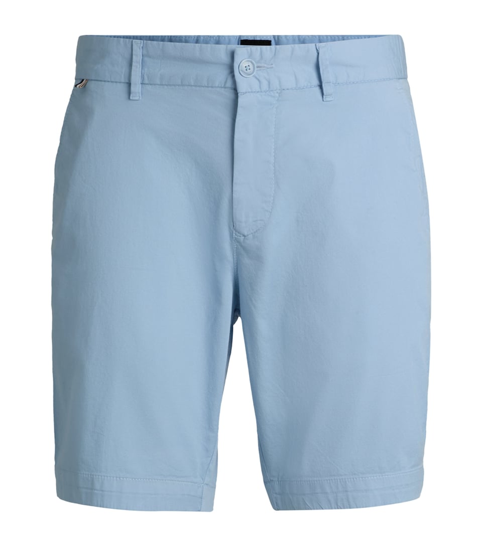 Stretch-Cotton Slim Shorts