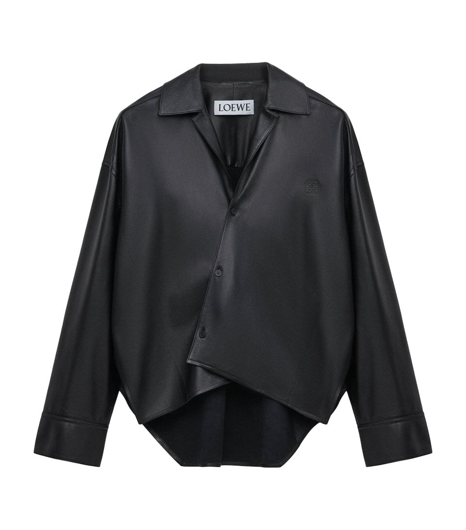 Nappa Lambskin Draped Shirt