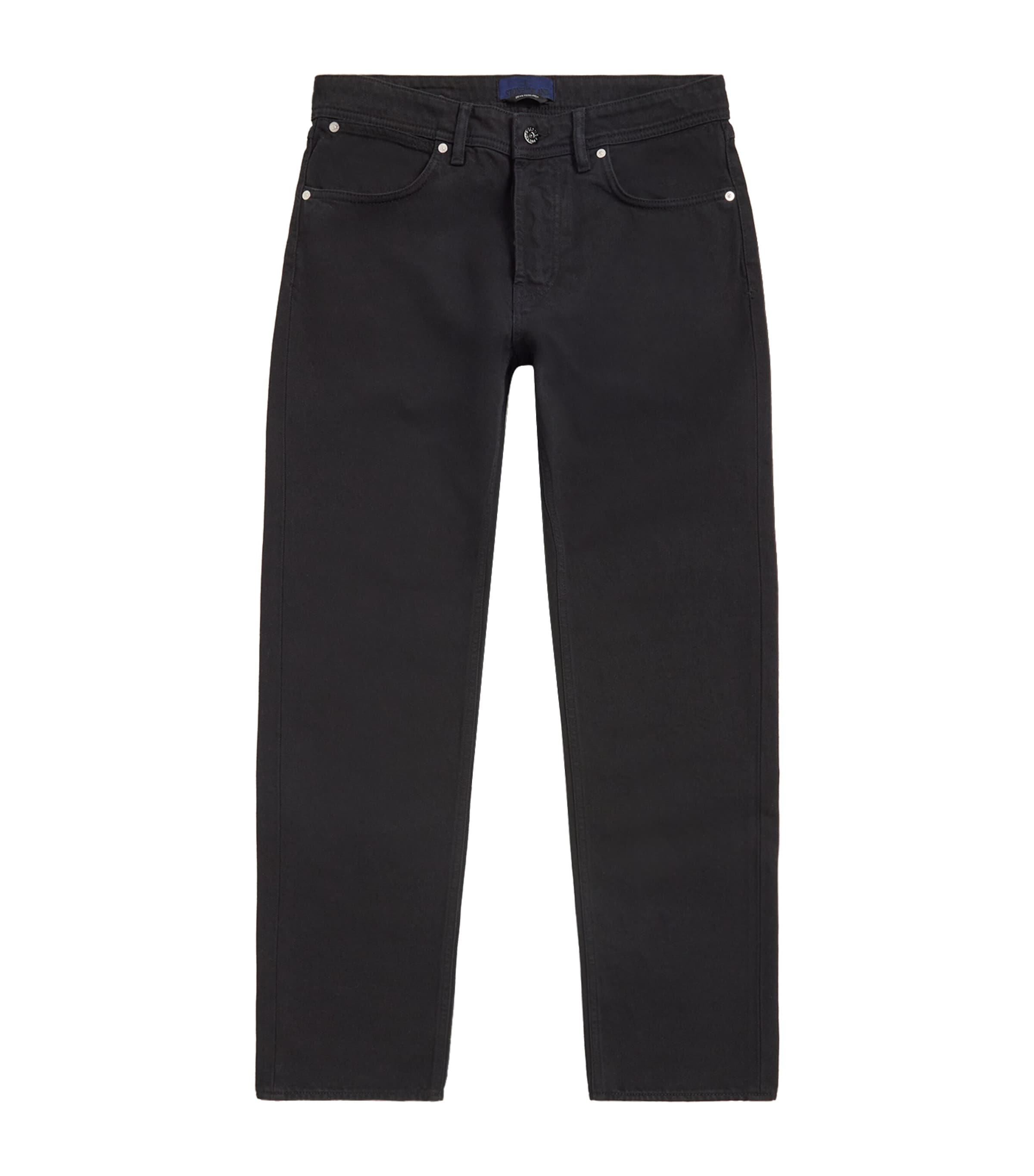 Stone Island Mens Garment-Dyed Straight Jeans