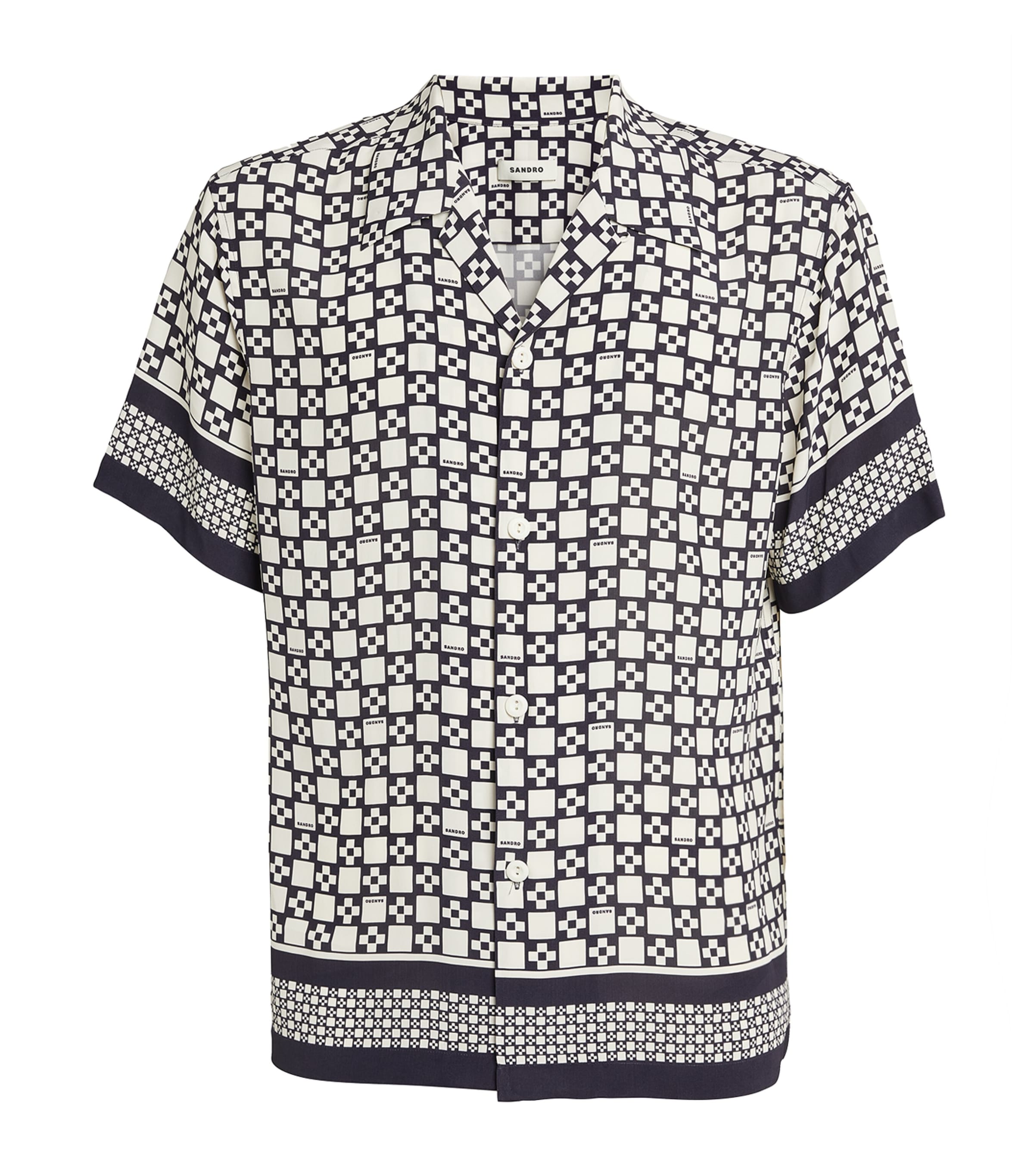 【海外限定】Sandroワンピース☆Floral-Print Short-Sleeve Wove 海外限定】Sandroワンピース☆Floral-Print Short-Sleeve Wove