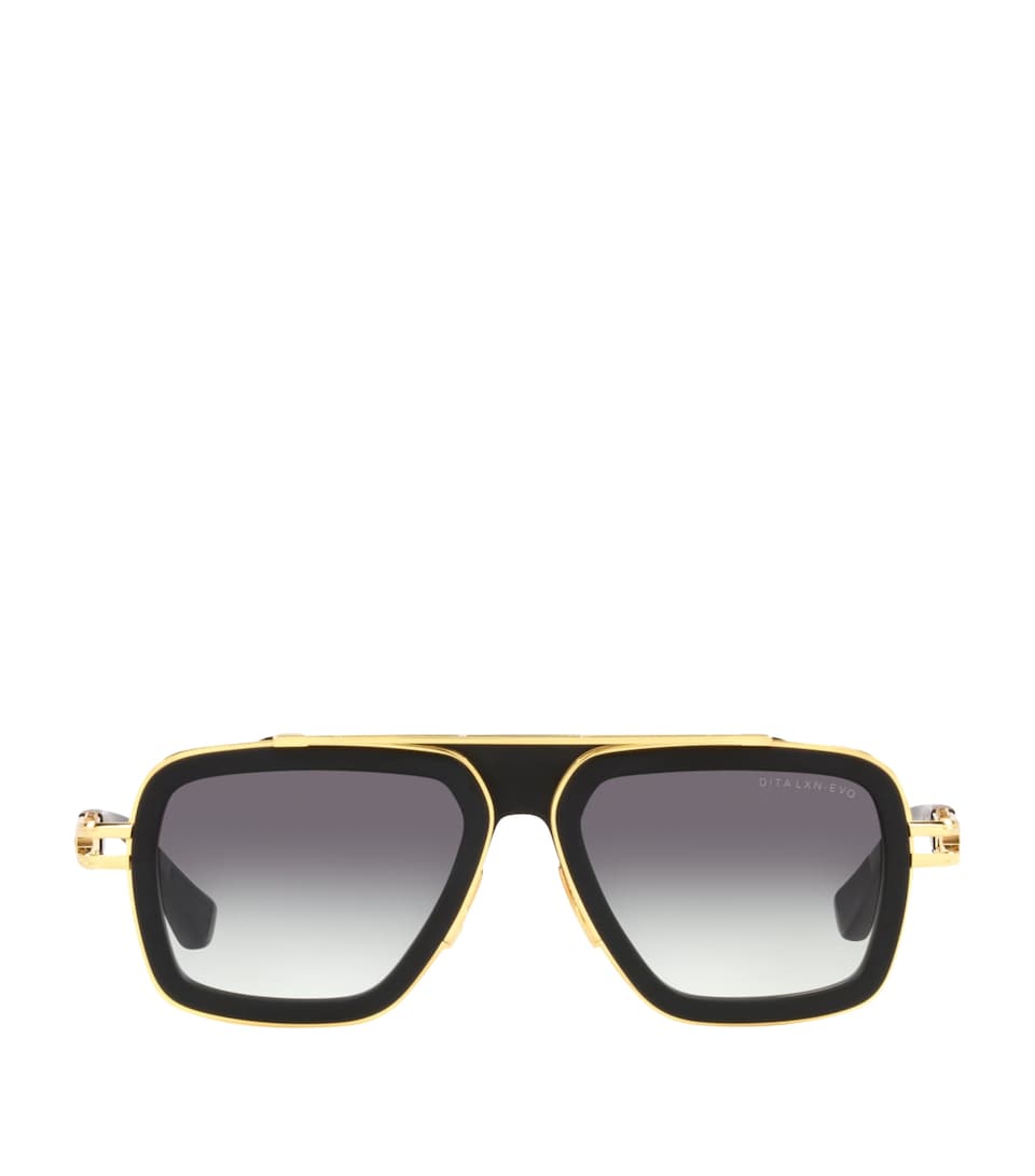 DITA LXN Evo Rectangle Sunglasses Black
