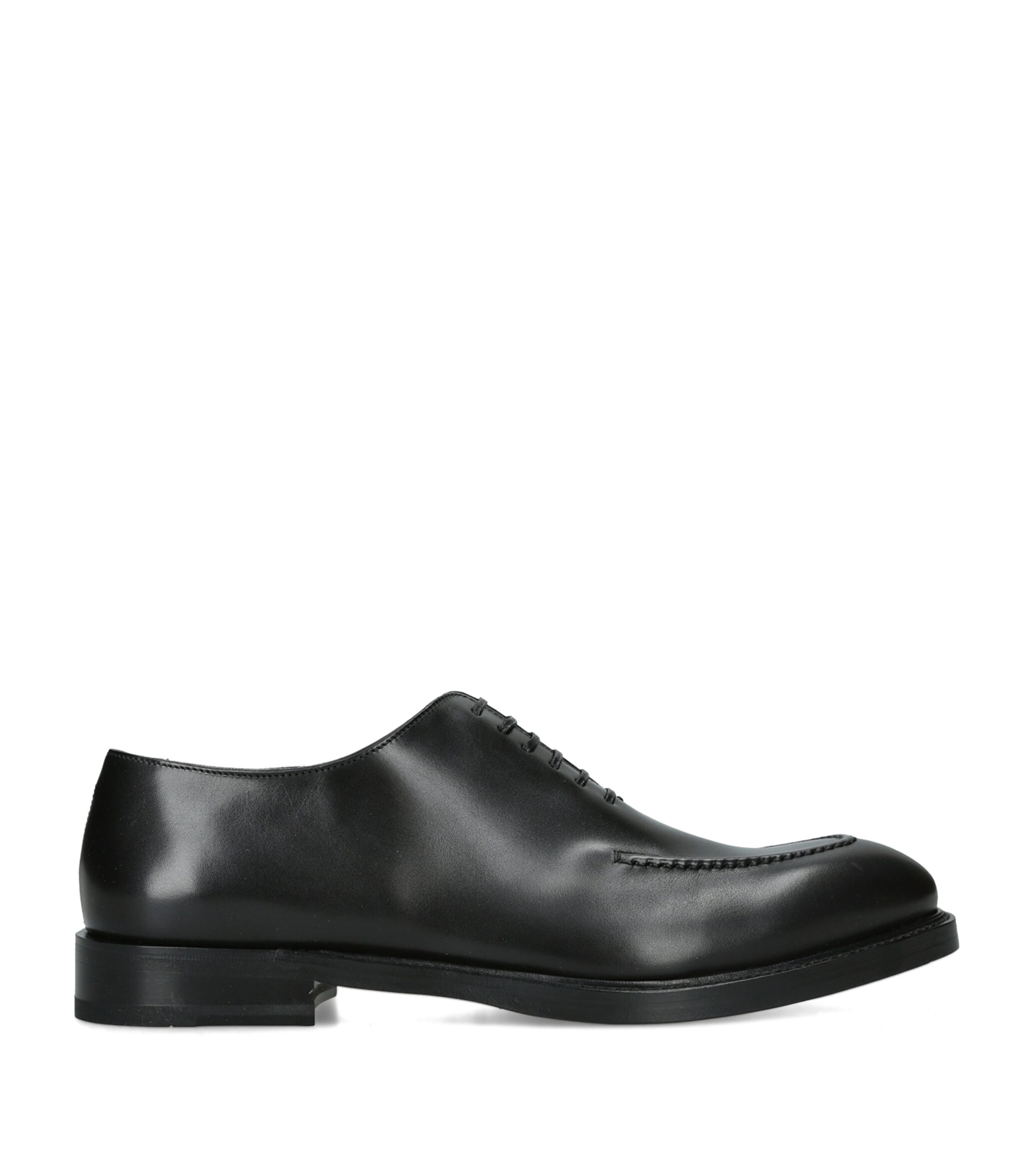Salvatore Ferragamo Leather Salerno Oxford Shoes Black