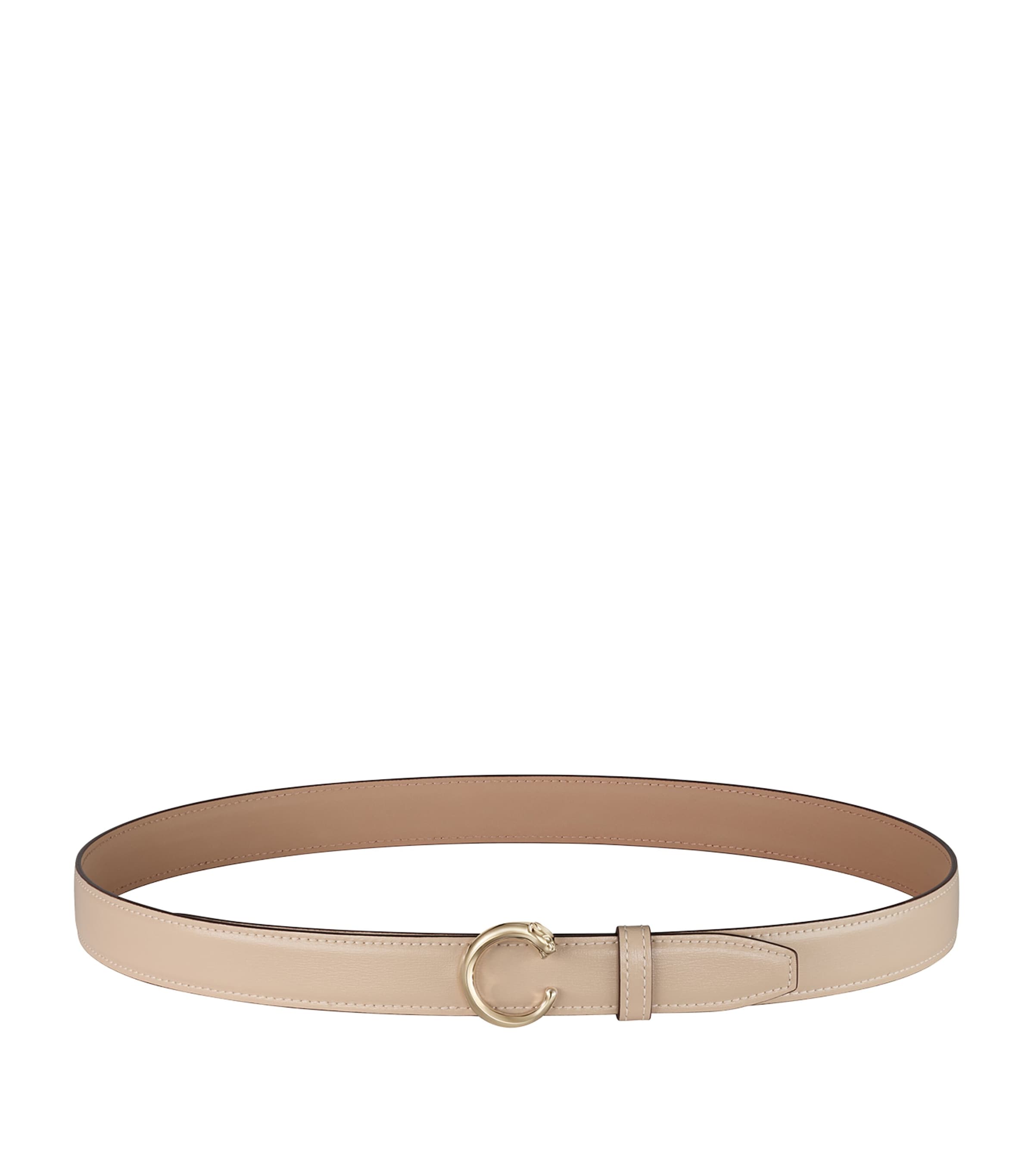 Medium Leather Panthère de Cartier Belt