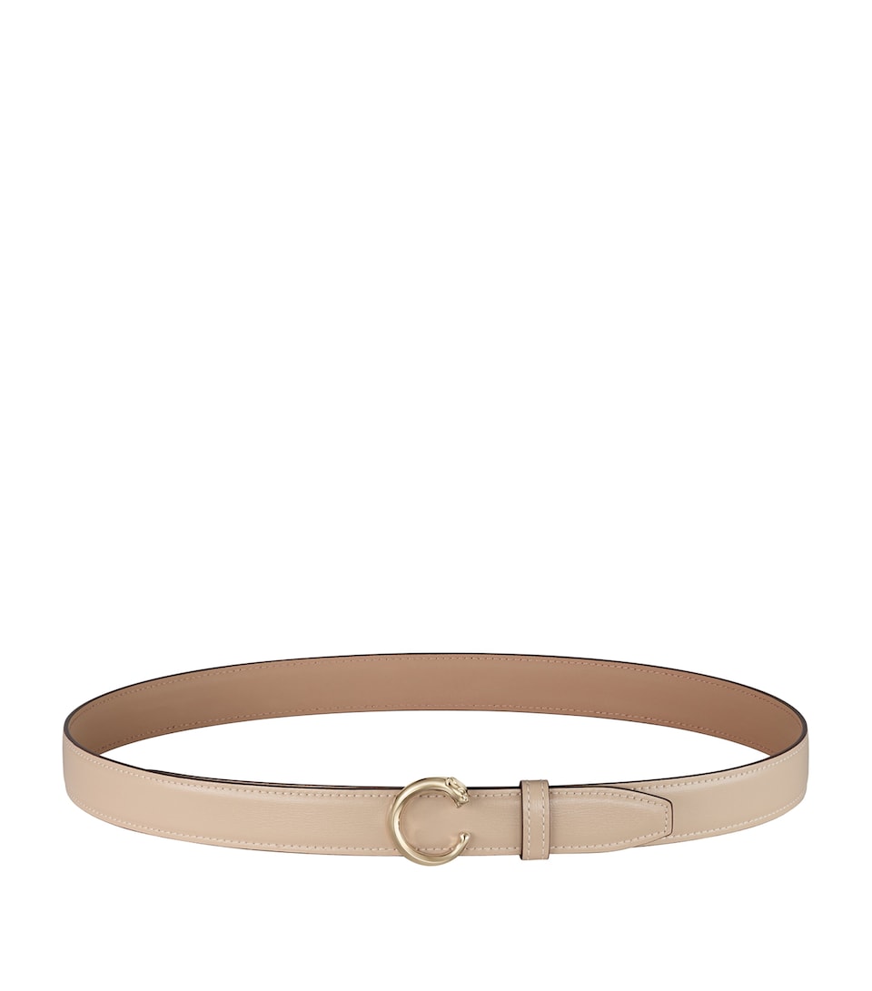 Medium Leather Panthère de Cartier Belt