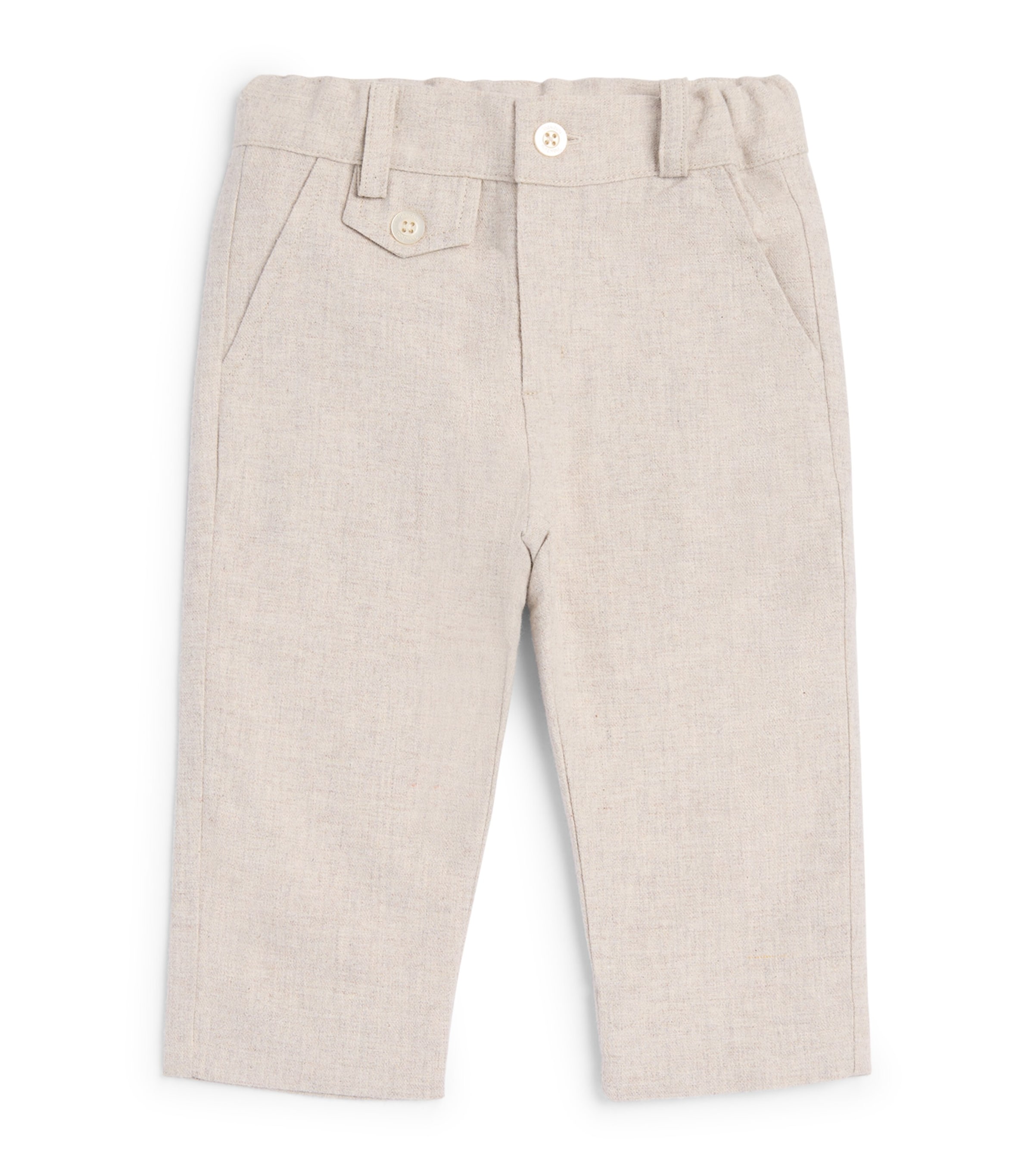 Patachou Straight Trousers (3 Months-4 Years) Beige Melange
