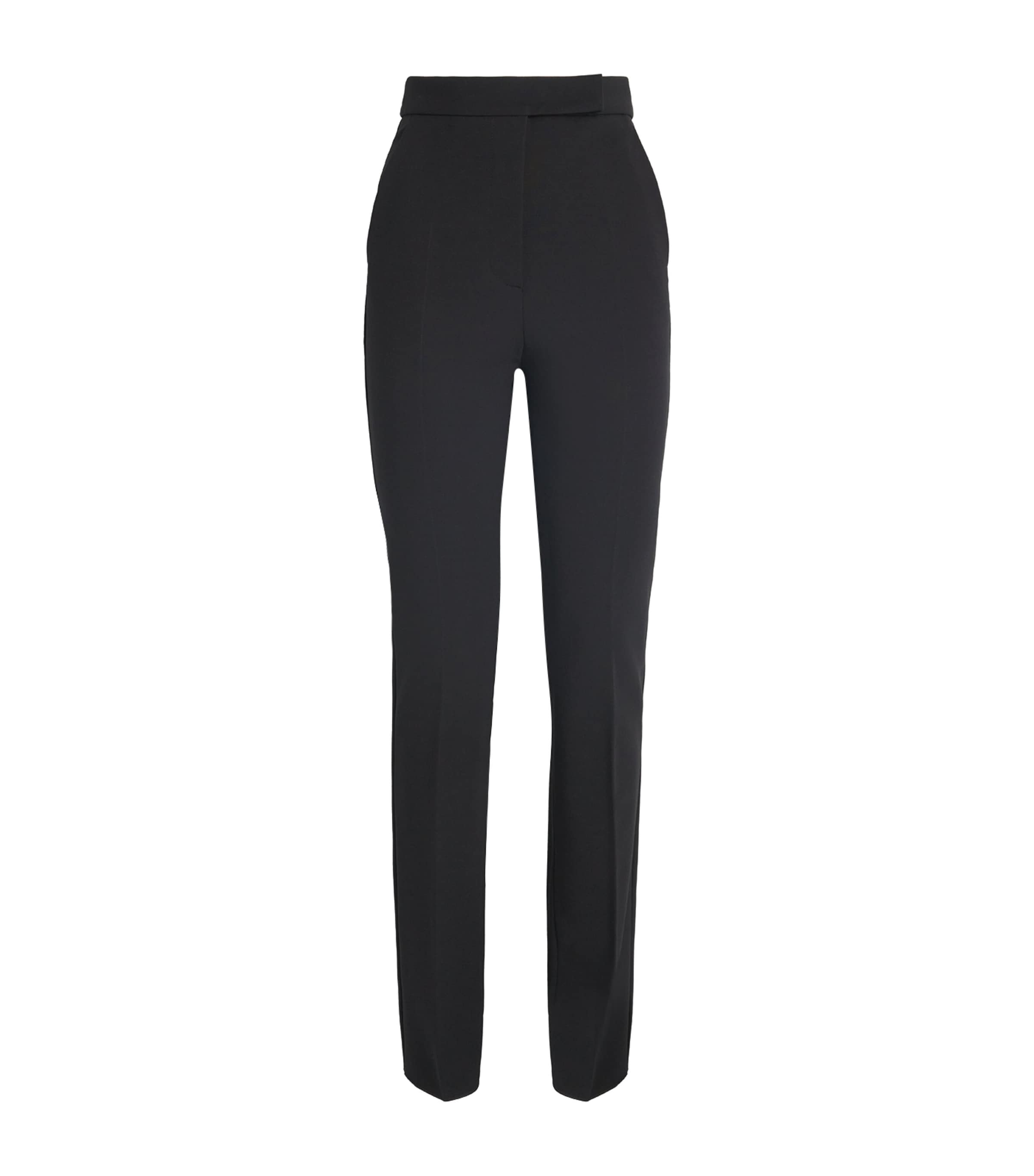 Max Mara Virgin Wool Wide-Leg Trousers | Harrods US